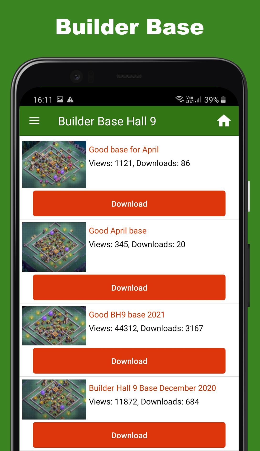 اسکرین شات 2 برنامه Maps of Clash of Clans 2025