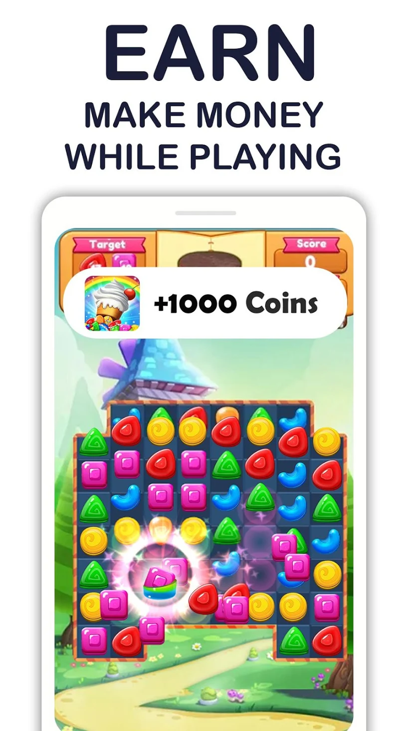 اسکرین شات 2 برنامه PlaySpot - Make Money Playing Games