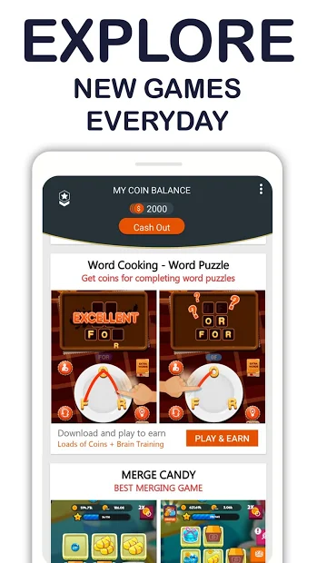 اسکرین شات 3 برنامه PlaySpot - Make Money Playing Games
