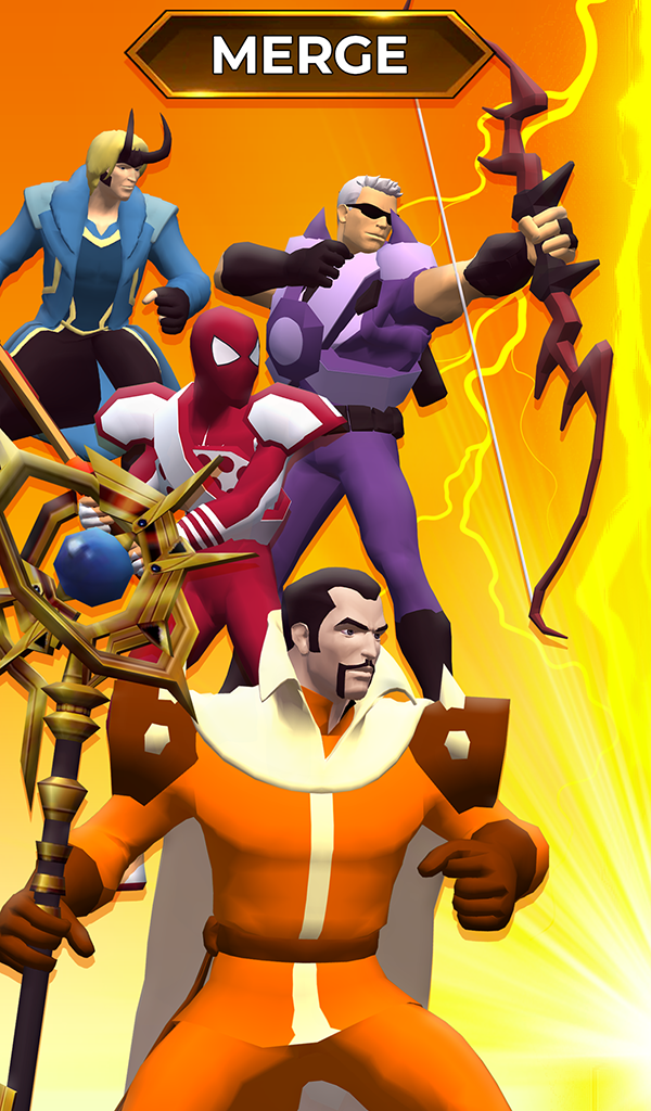اسکرین شات 1 بازی Merge Master: Superhero Battle