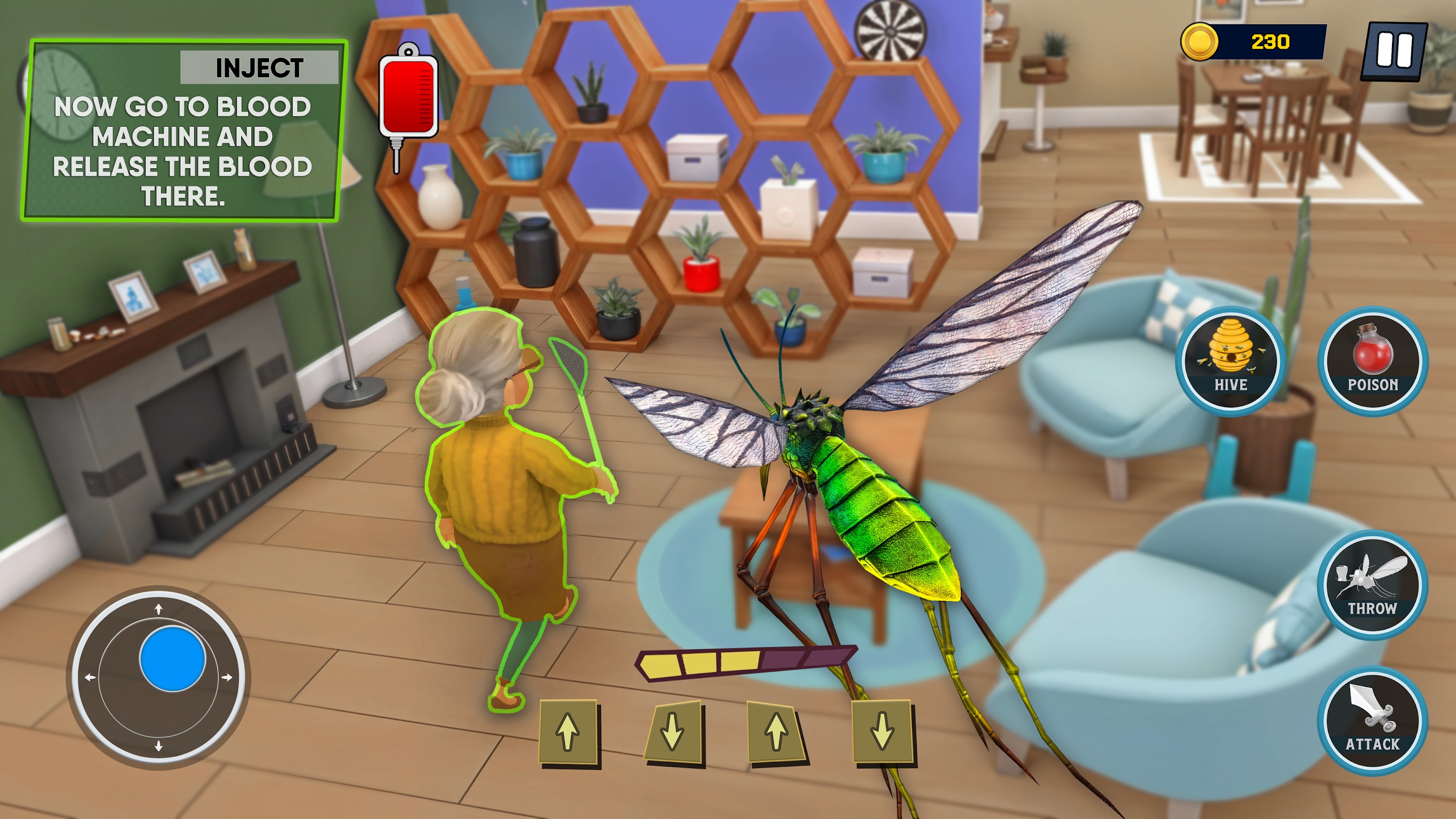 اسکرین شات 1 بازی Mosquito vs Granny