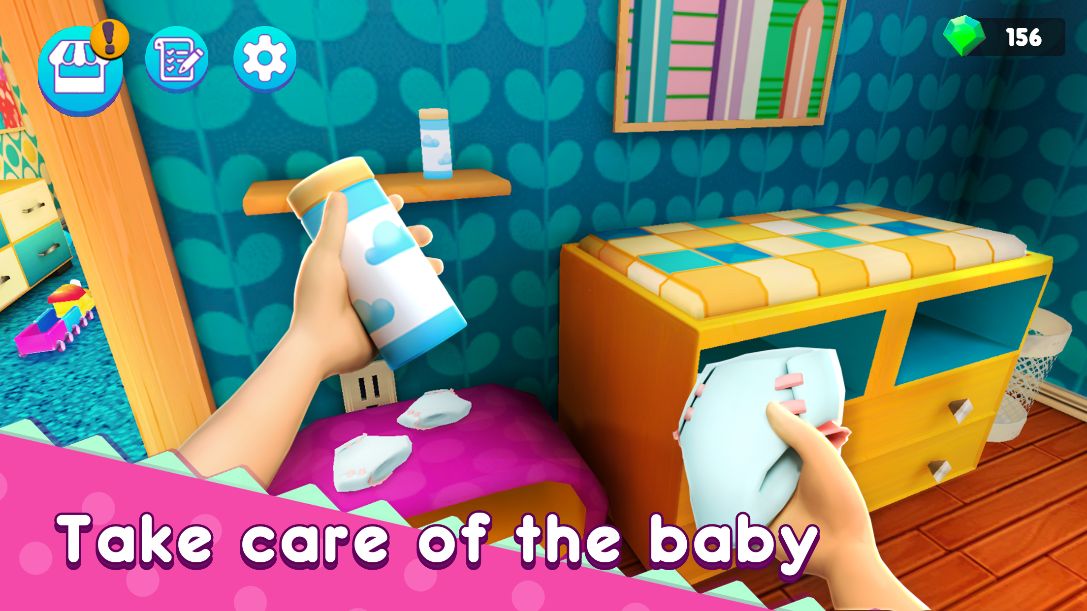 اسکرین شات 1 بازی Mother Simulator: Family life
