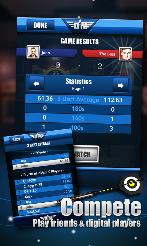 اسکرین شات 4 بازی Darts Match