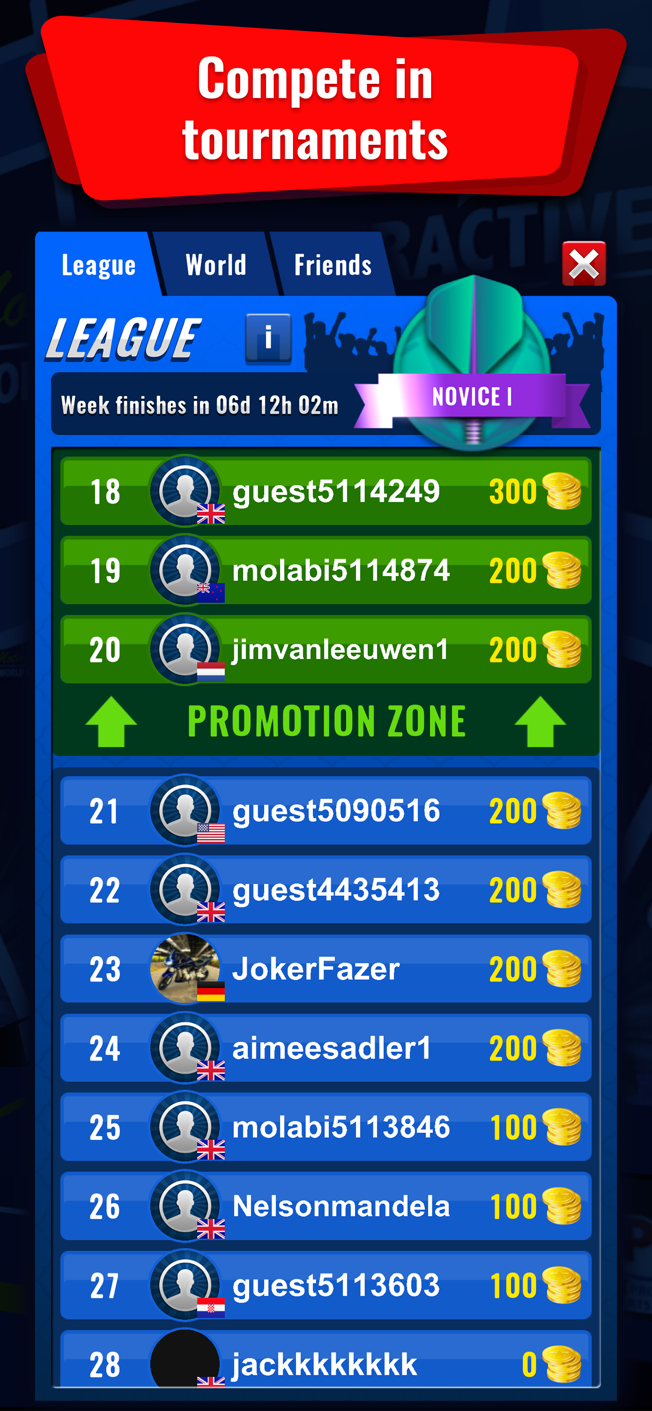 اسکرین شات 5 بازی Darts Match Live!