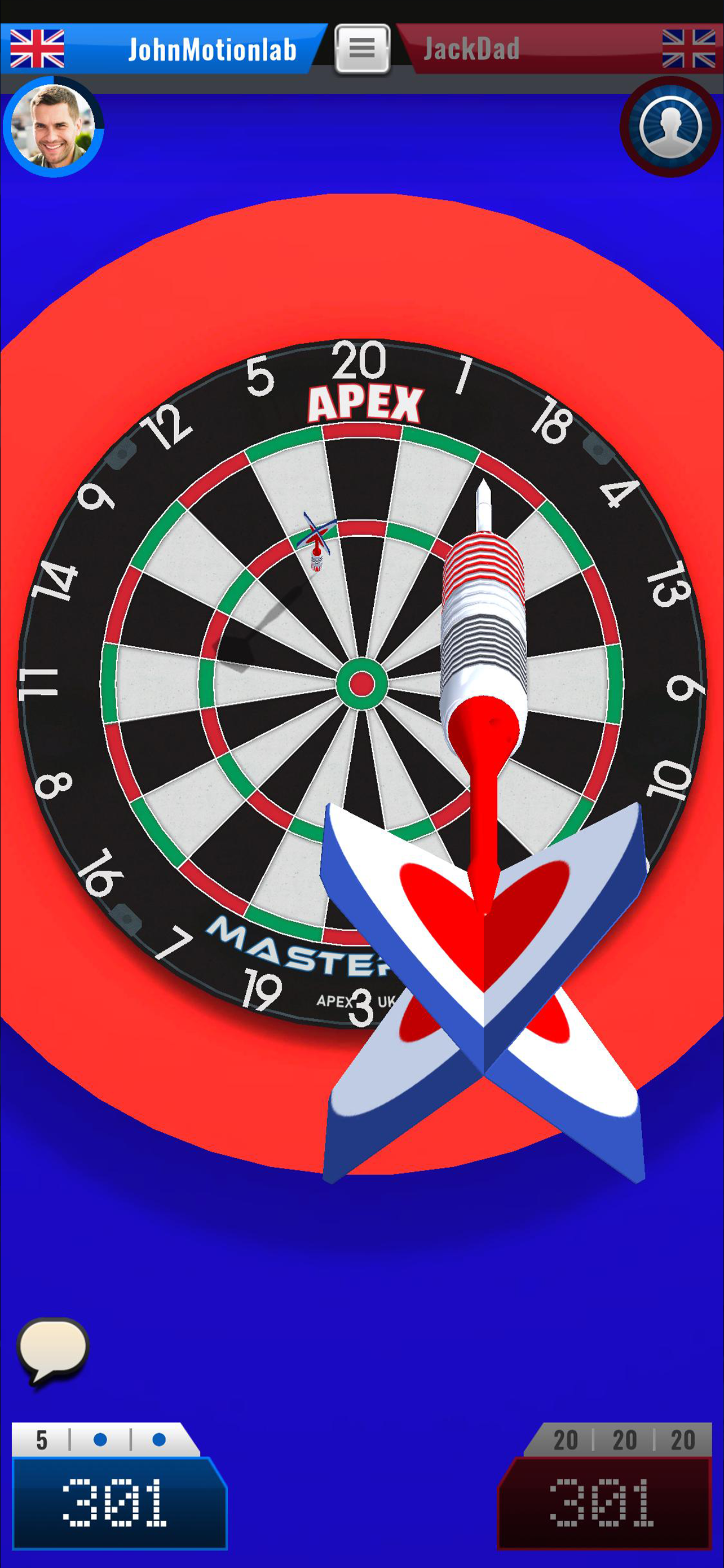 اسکرین شات 6 بازی Darts Match Live!