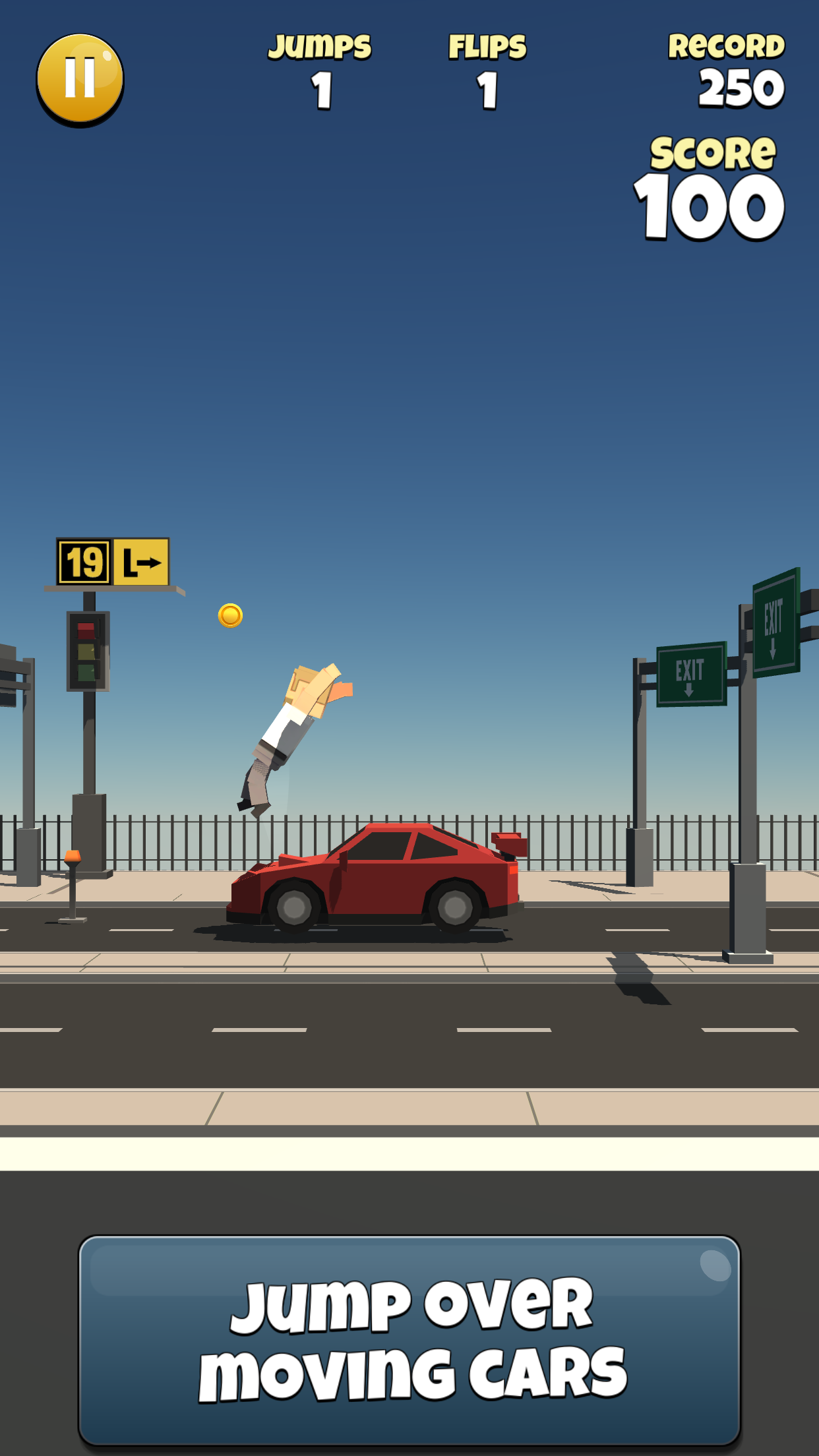 اسکرین شات 3 بازی Backflipper: Flip city & space