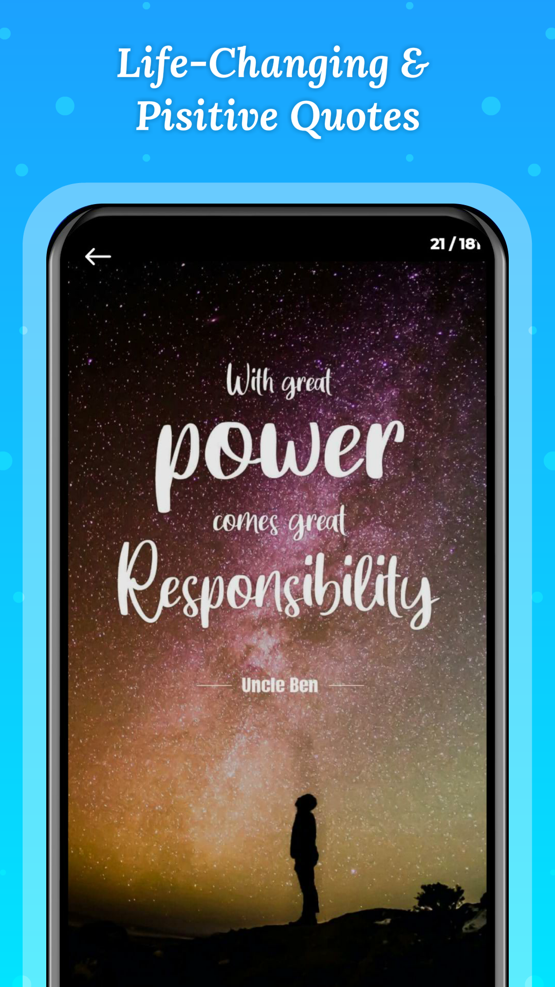 اسکرین شات 3 برنامه Daily Quotes Motivation 2024