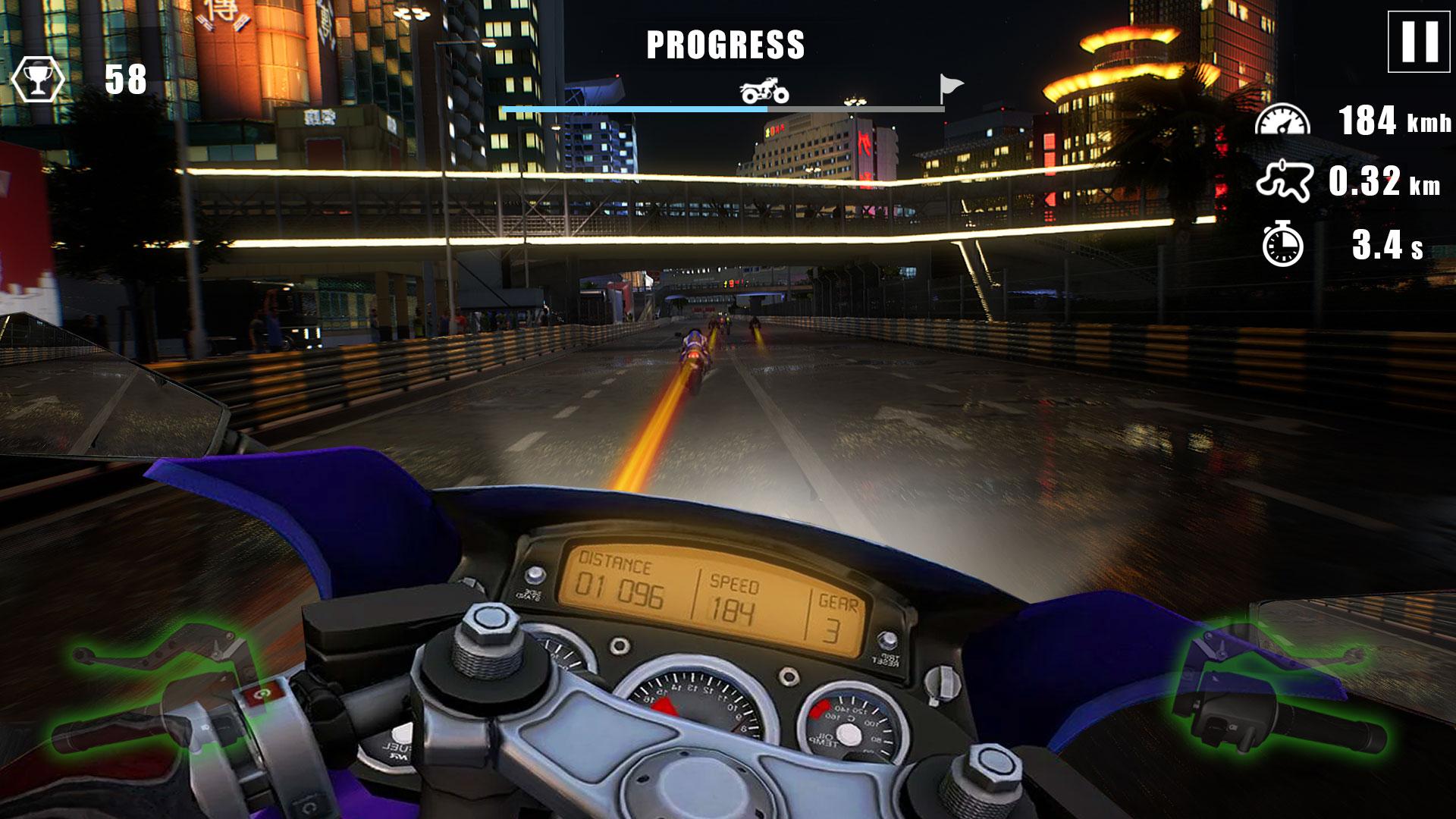 اسکرین شات 2 بازی Moto Bike Race : Driving Car