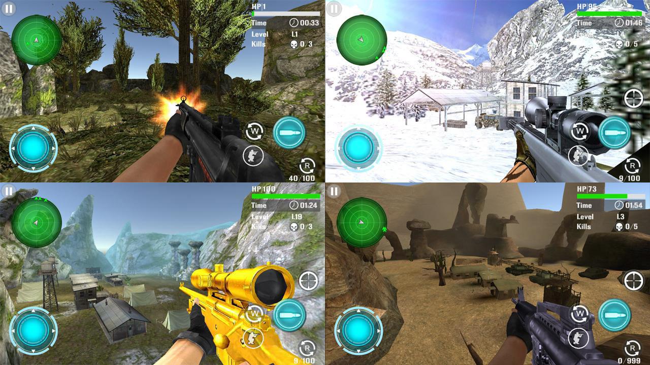 اسکرین شات 1 بازی Mountain Sniper Shooting