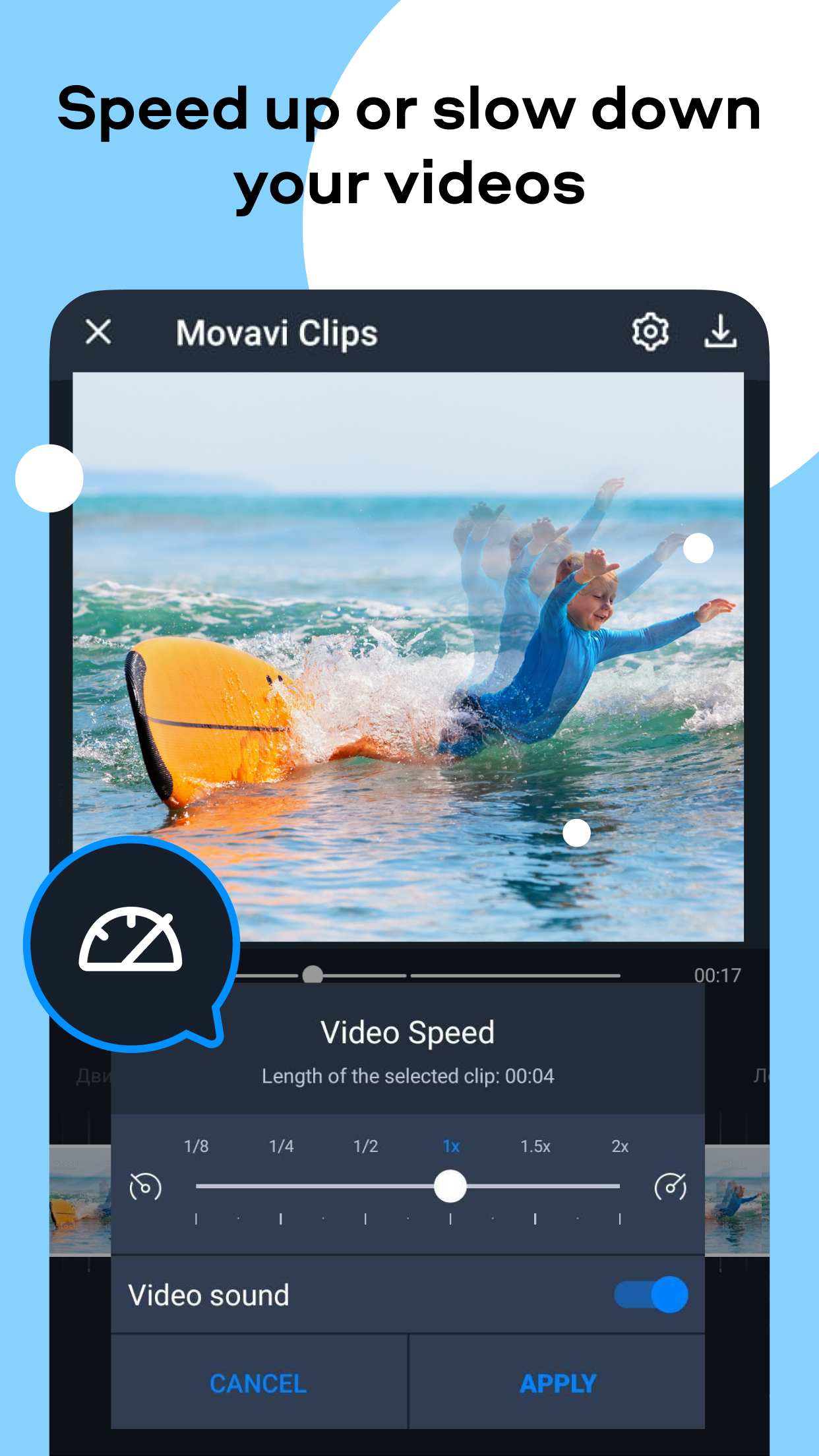 اسکرین شات 4 برنامه Movavi Clips - Video Editor