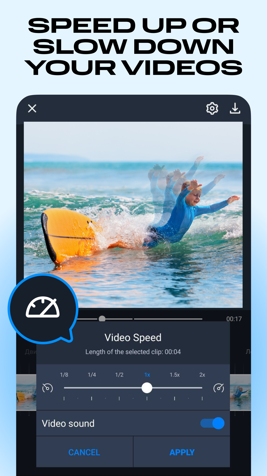 اسکرین شات 4 برنامه ویرایشگر فیلم Movavi Clips