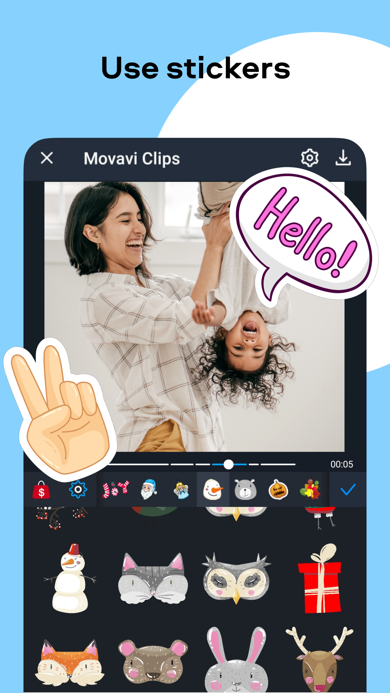 اسکرین شات 8 برنامه Movavi Clips - Video Editor