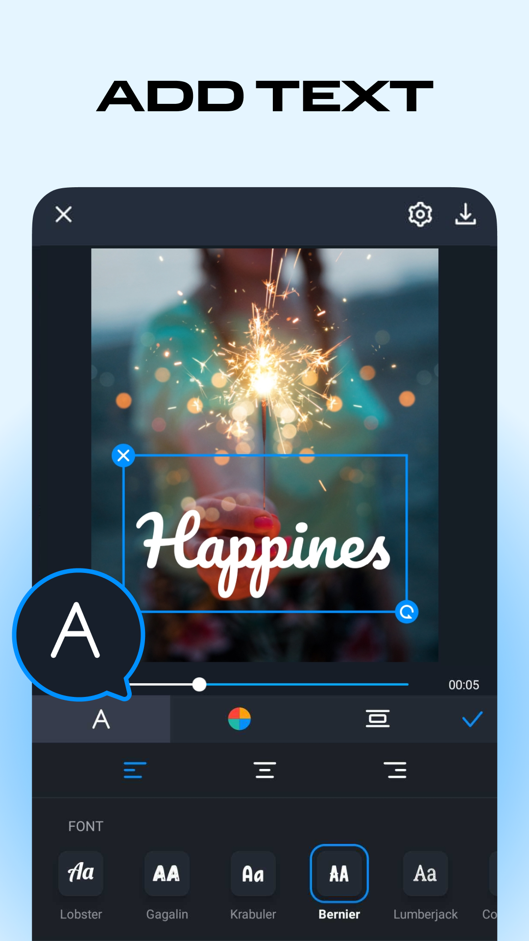 اسکرین شات 7 برنامه ویرایشگر فیلم Movavi Clips