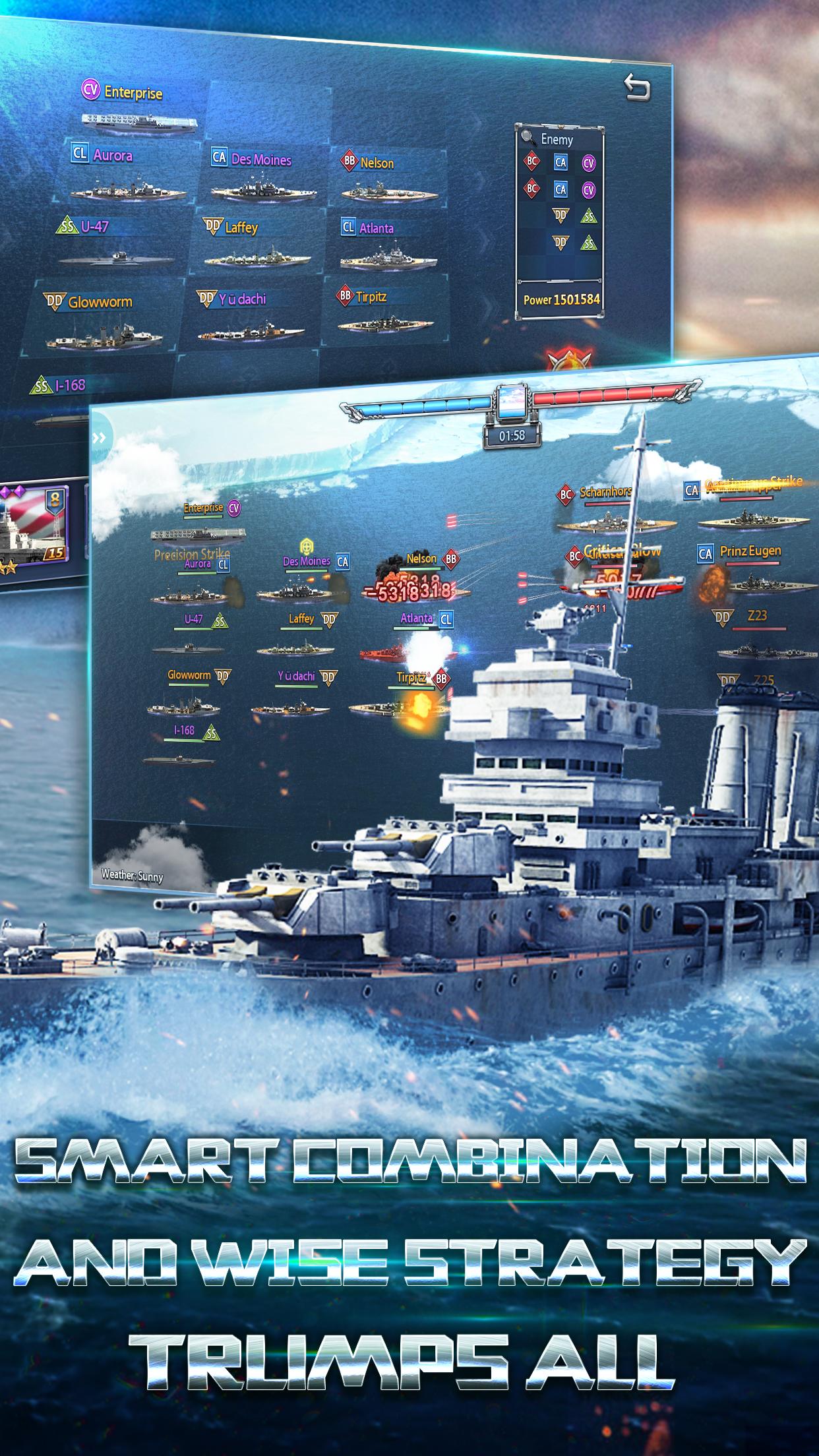 اسکرین شات 4 بازی Fleet Command II: Naval Blitz
