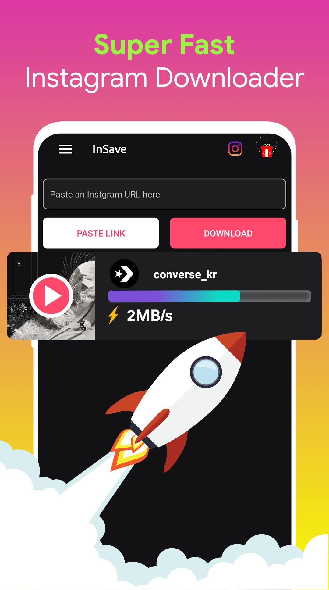 اسکرین شات 6 برنامه Downloader for Instagram