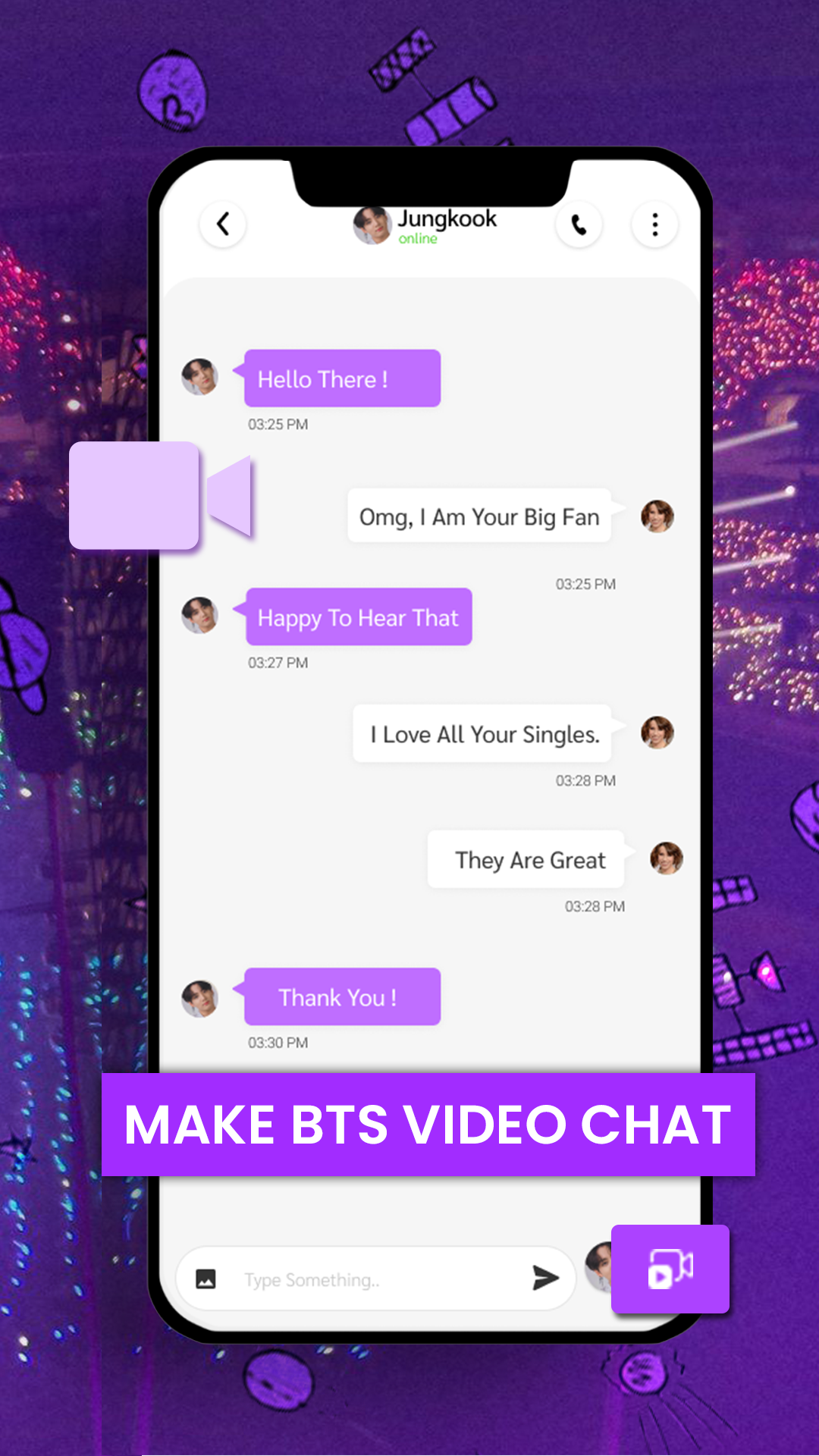 اسکرین شات 4 برنامه BTS love chat simulator for bt