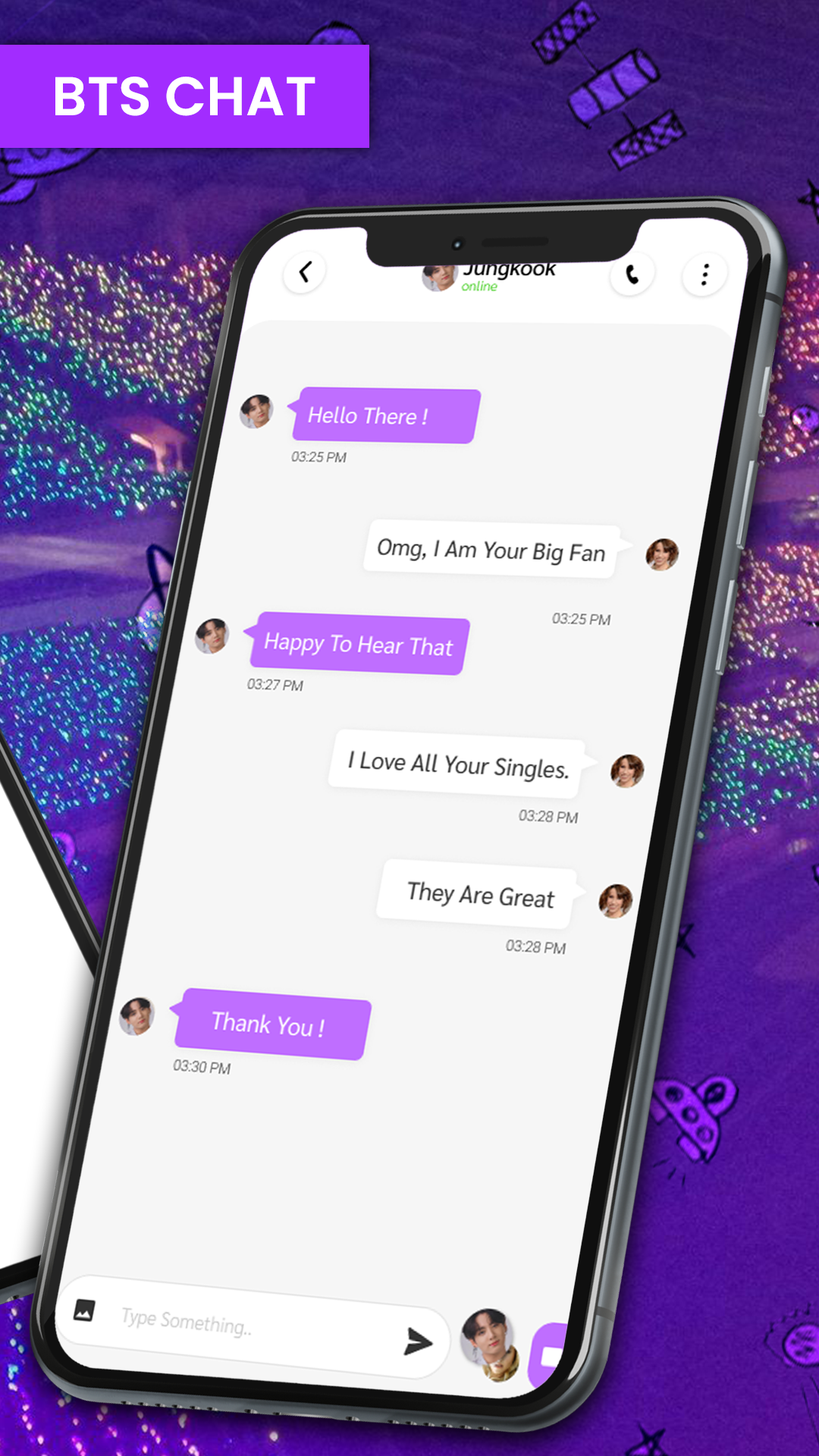 اسکرین شات 3 برنامه BTS love chat simulator for bt
