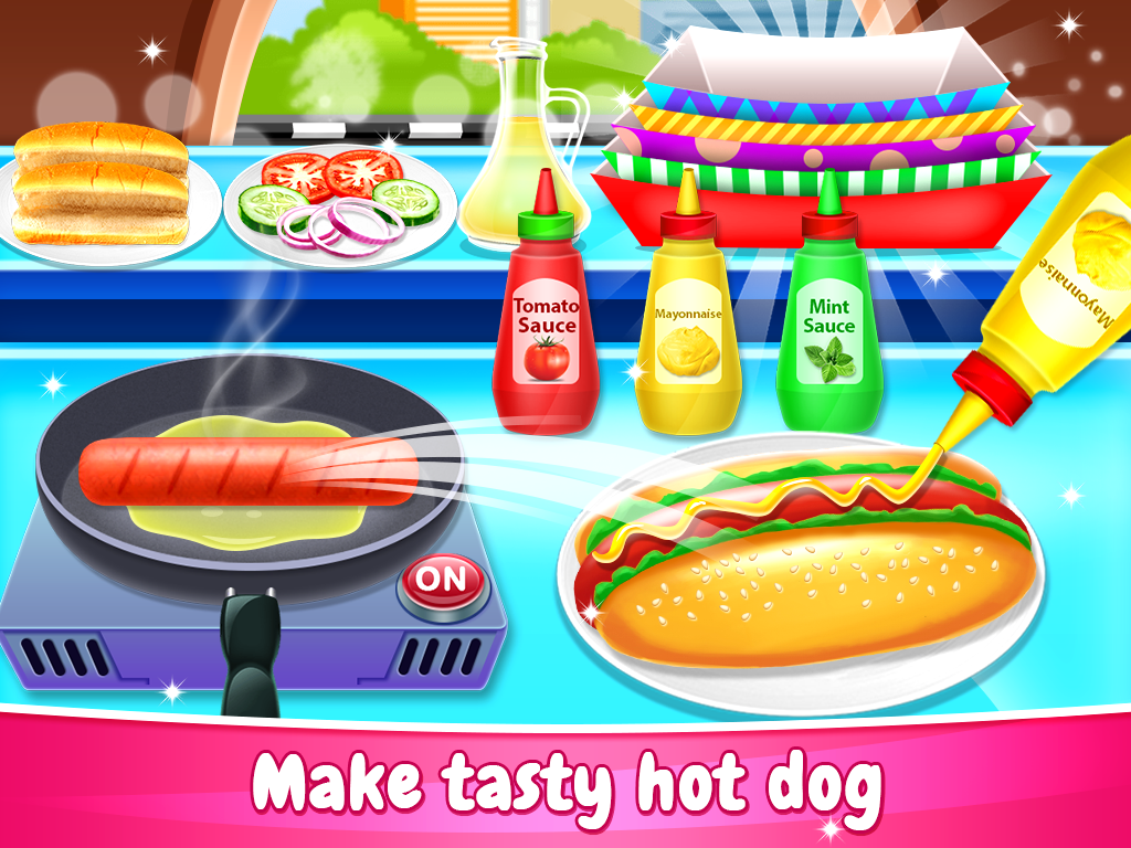 اسکرین شات 2 بازی Street Food: Cooking Chef Game