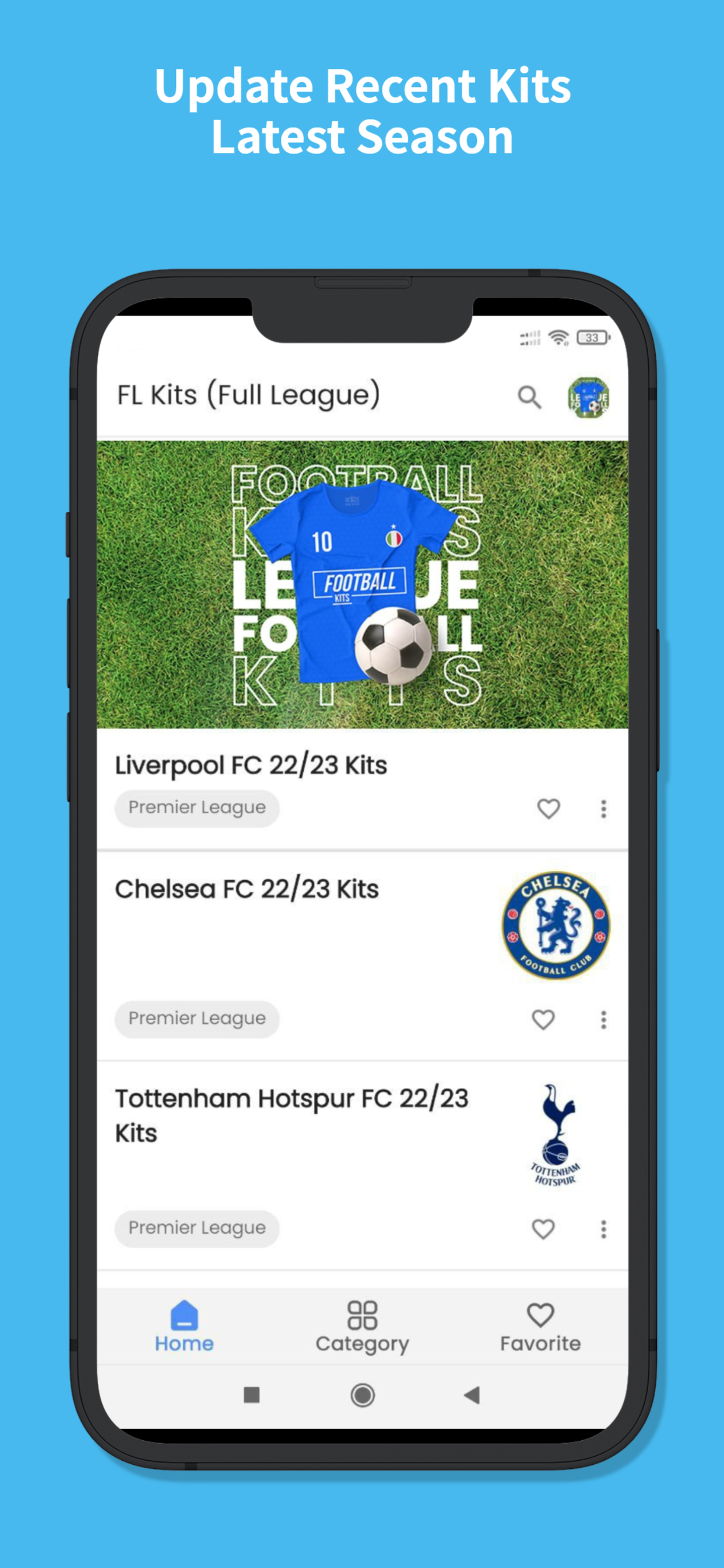 اسکرین شات 1 برنامه Kits Football League 23
