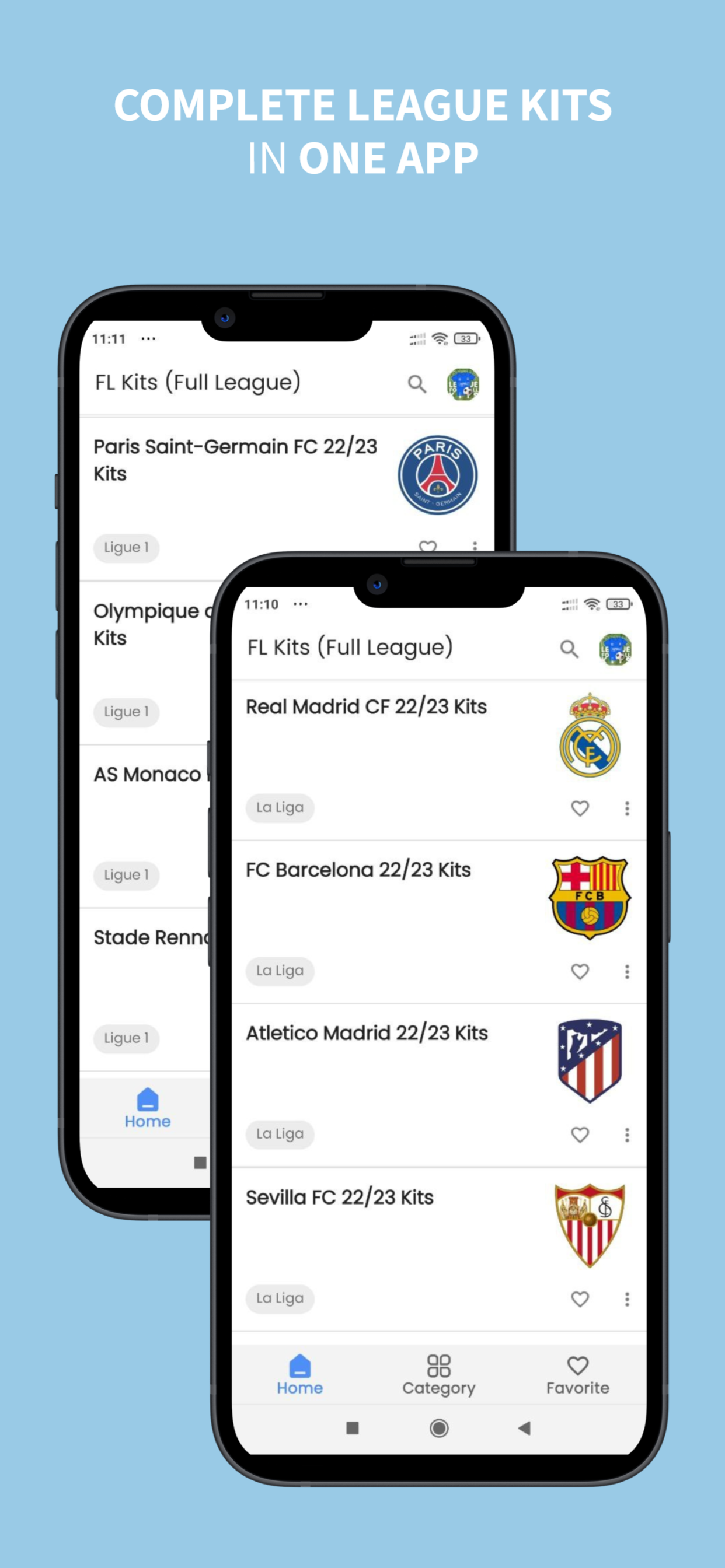 اسکرین شات 4 برنامه Kits Football League 23