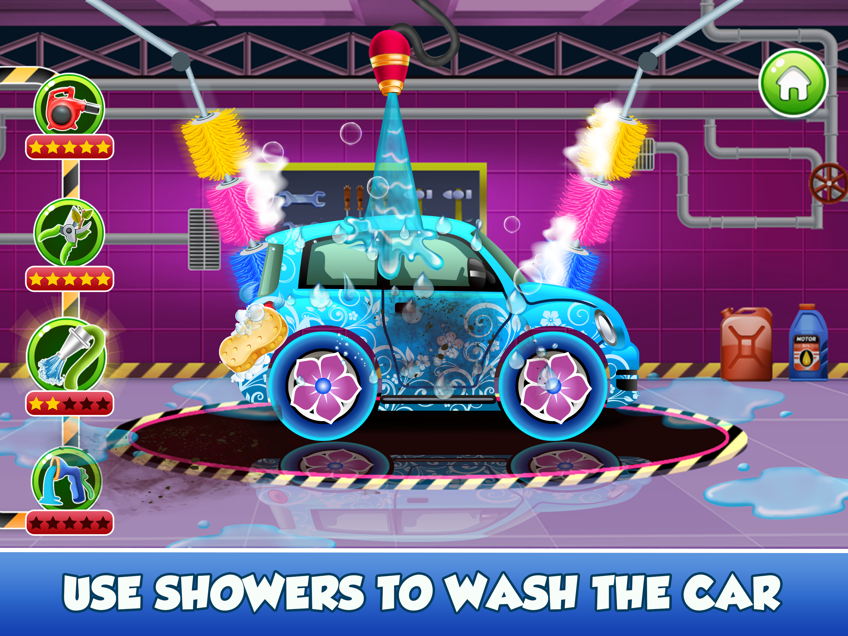 اسکرین شات 1 بازی Car Wash game for girls