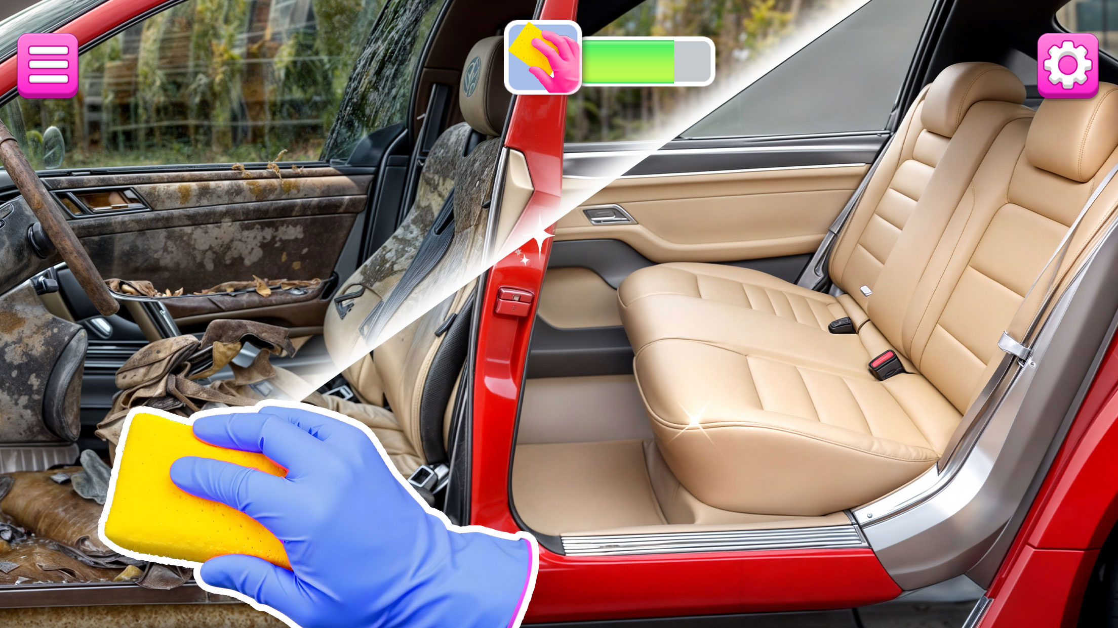 اسکرین شات 4 بازی Satisfying Car Wash & Repair