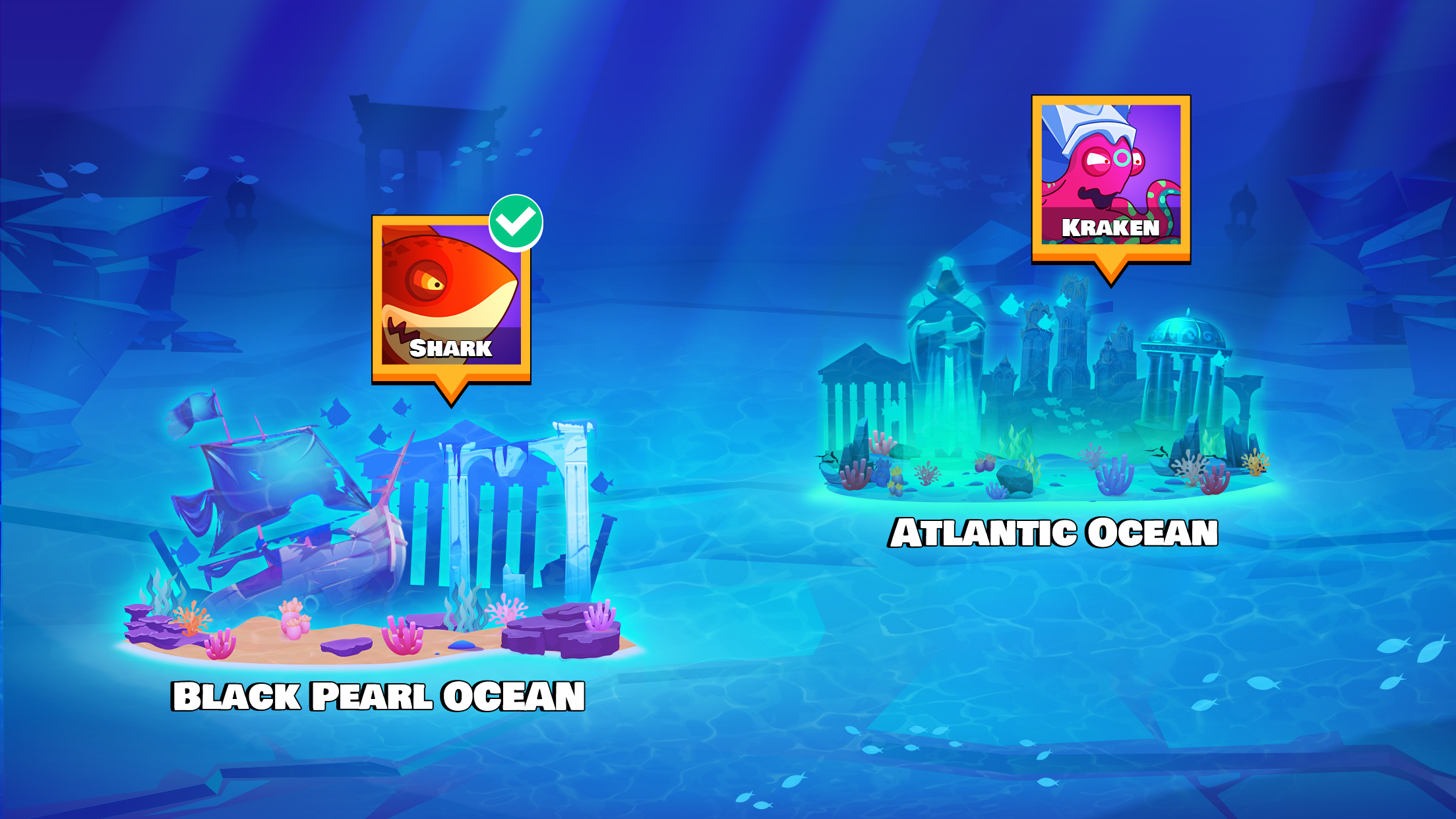 اسکرین شات 5 بازی Eat Fish.IO : Fish Battle