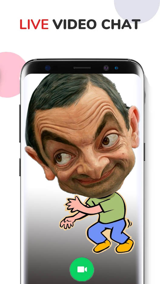 اسکرین شات 2 برنامه Mr. Funny Call Me! Fake Video Call