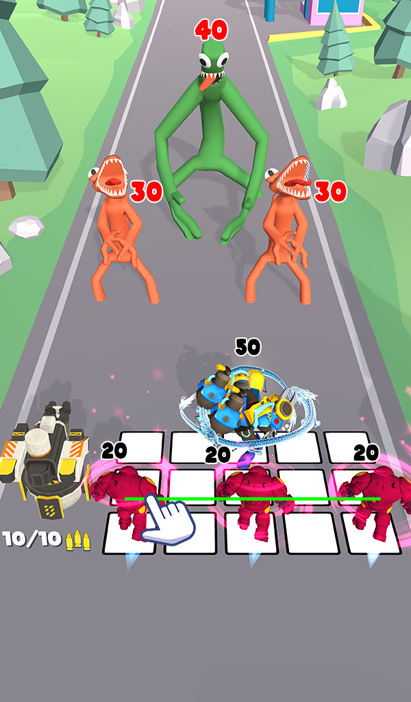 اسکرین شات 1 بازی Merge Superhero Monster Attack