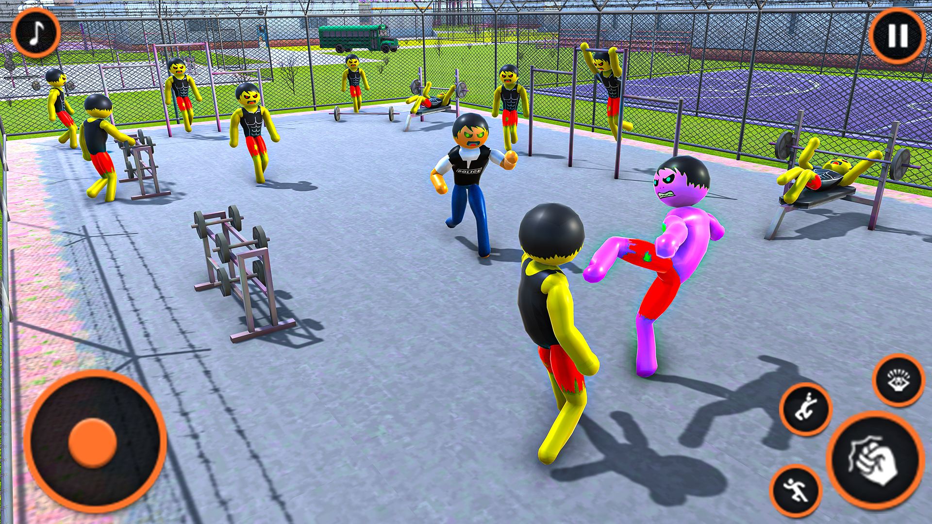 اسکرین شات 4 برنامه Stickman Escape Jailbreak Game