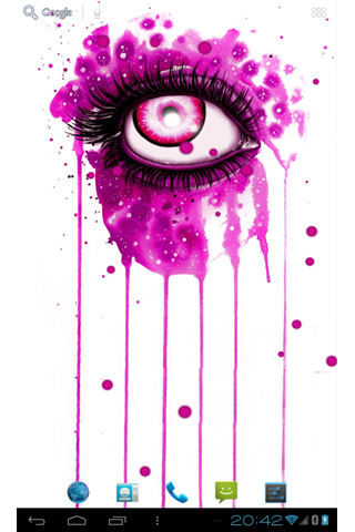 اسکرین شات 3 برنامه Beautiful Eyes wallpaper