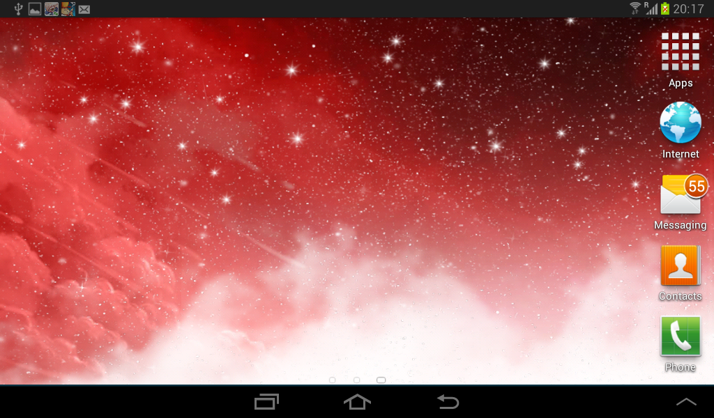اسکرین شات 5 برنامه Awesome Sky Parallax wallpaper