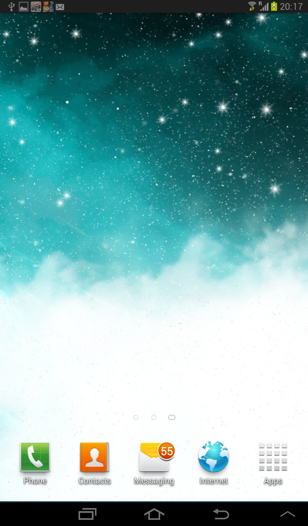 اسکرین شات 3 برنامه Awesome Sky Parallax wallpaper