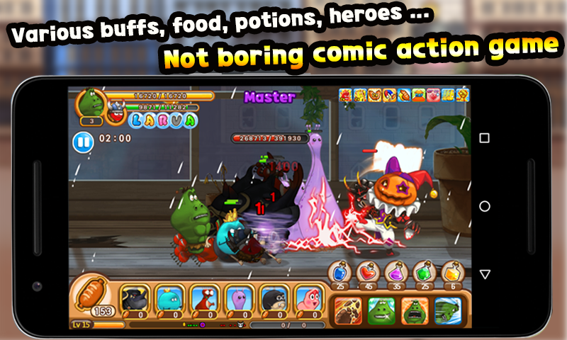 اسکرین شات 2 بازی Larva Heroes: Lavengers