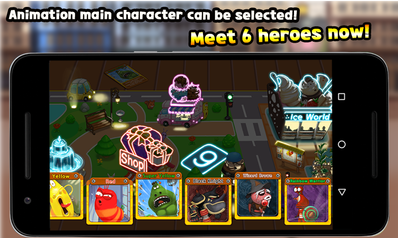 اسکرین شات 4 بازی Larva Heroes: Lavengers
