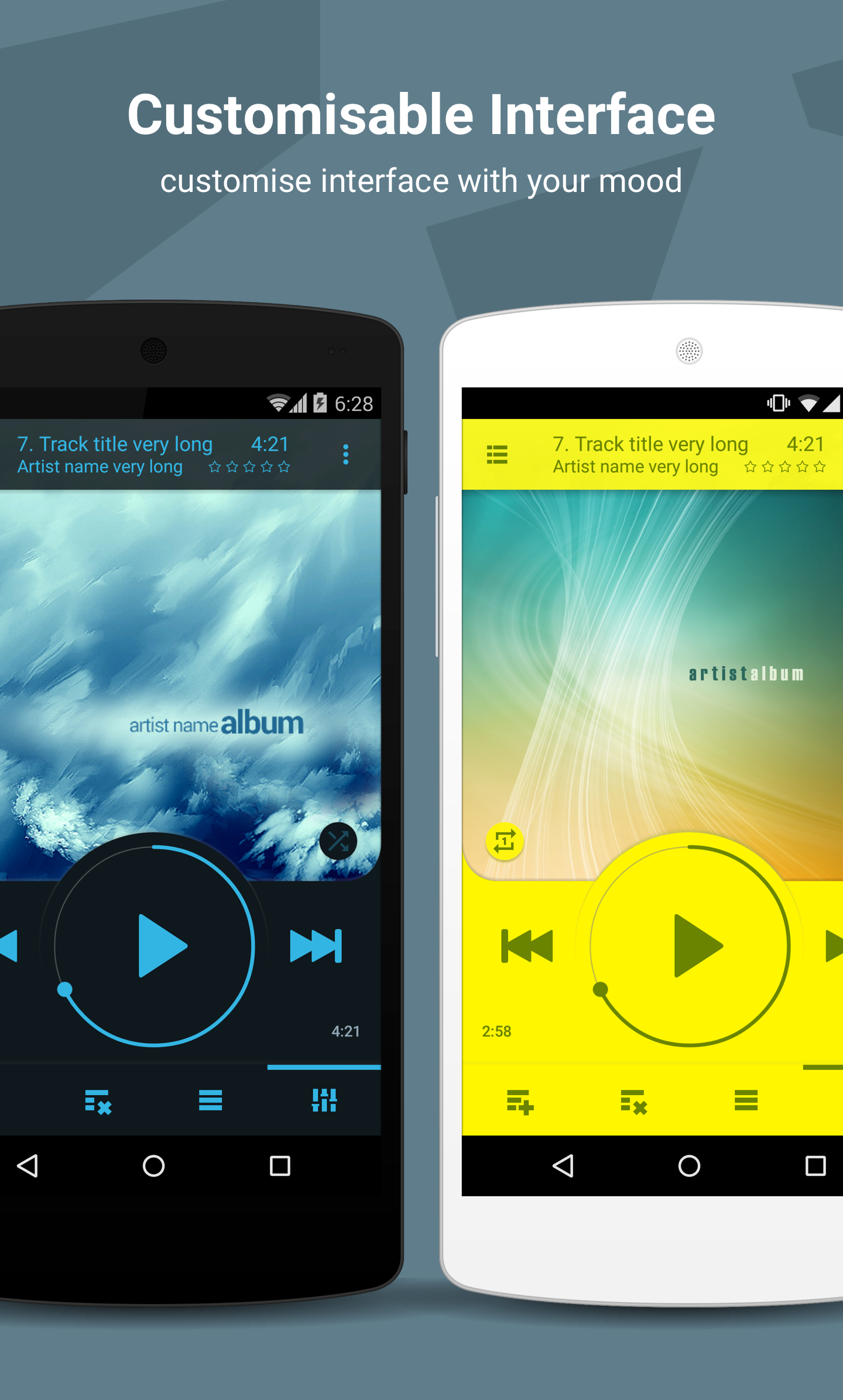 اسکرین شات 2 برنامه NRG Player music player