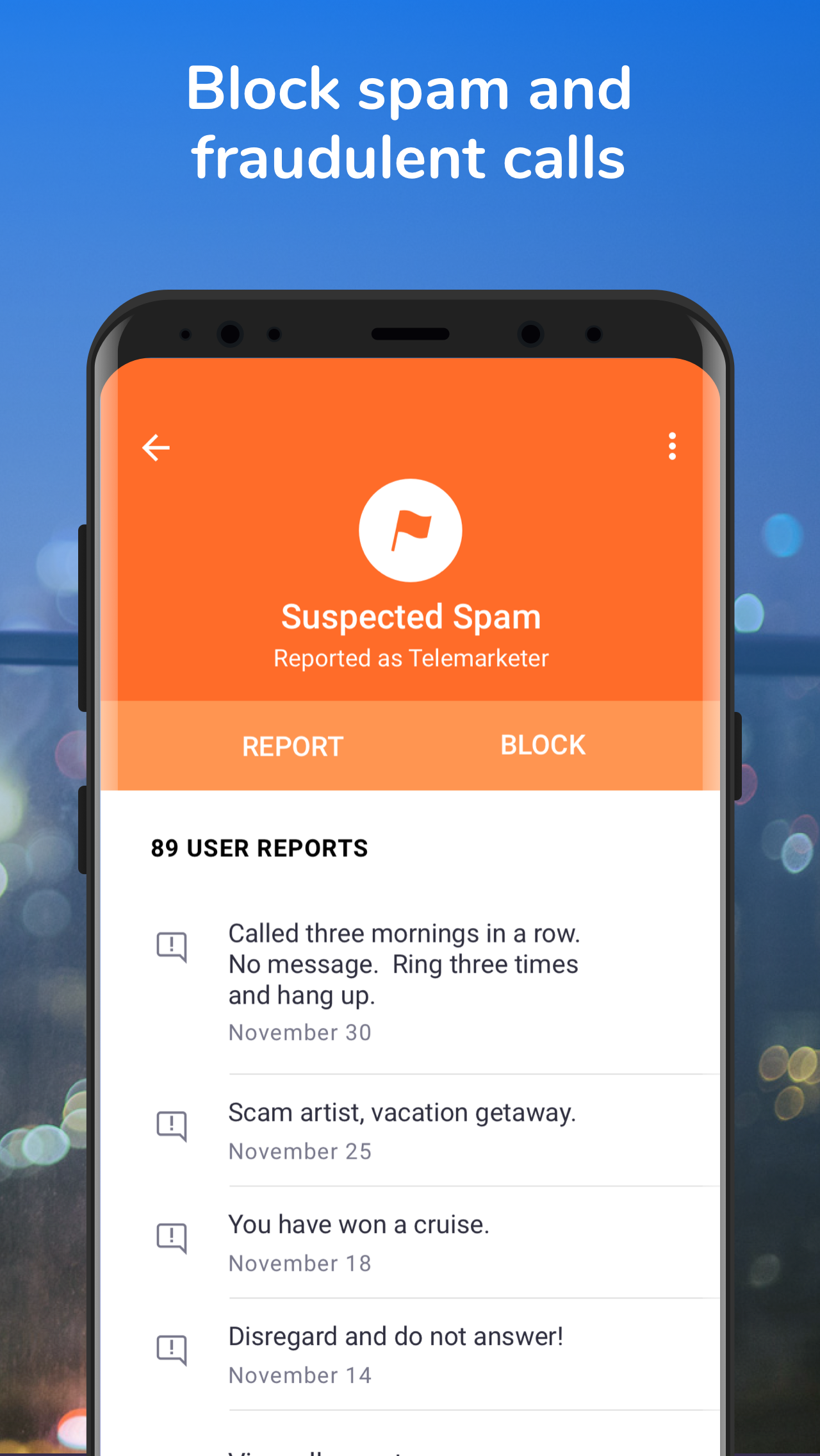 اسکرین شات 3 برنامه Mr. Number: Spam Call Blocker