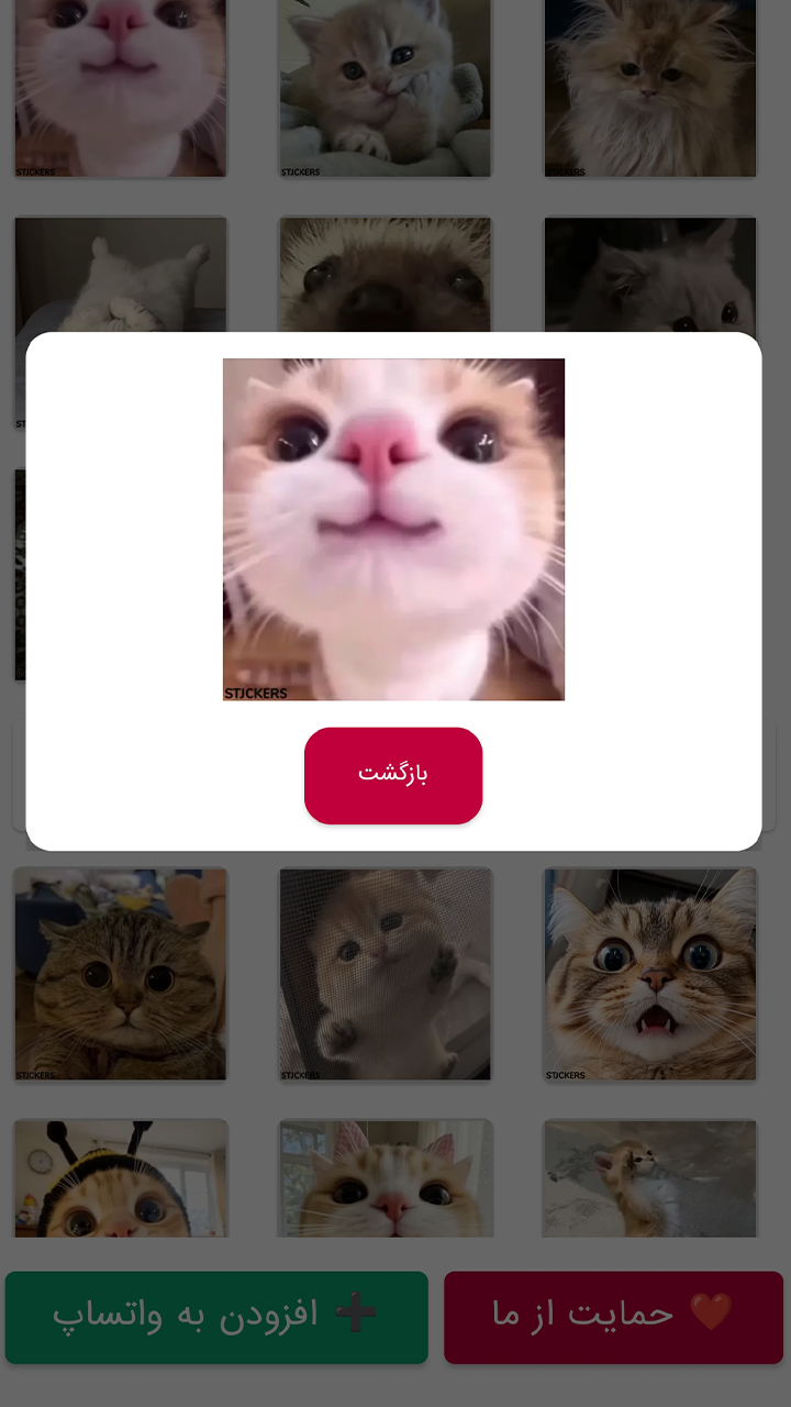 اسکرین شات 15 برنامه ‏‏‏‏‏‏‏‏وات استیکر (استیکر واتساپ)