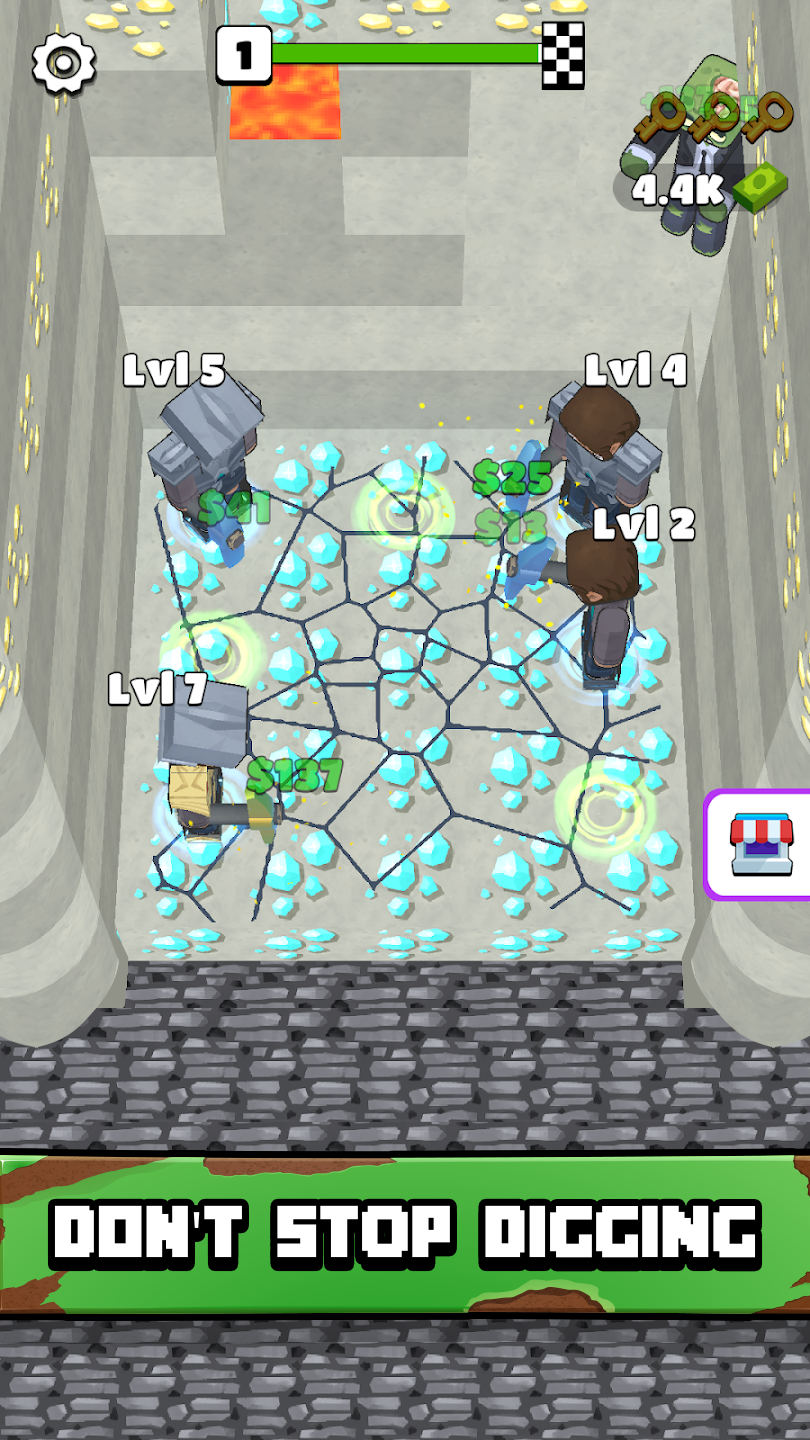 اسکرین شات 4 بازی Mining Rush 3D: Idle Games