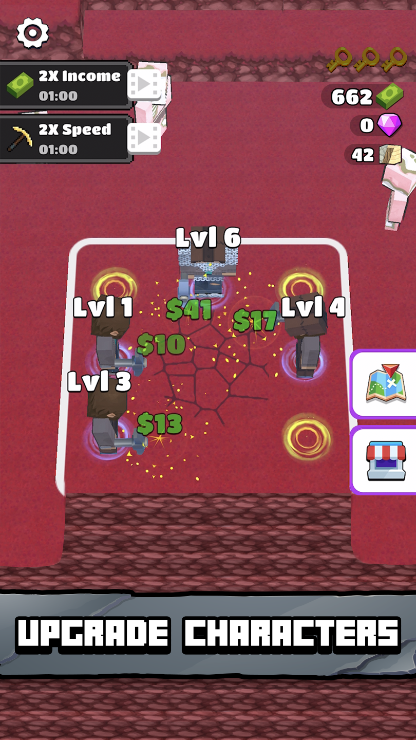 اسکرین شات 3 بازی Mining Rush 3D: Idle Games