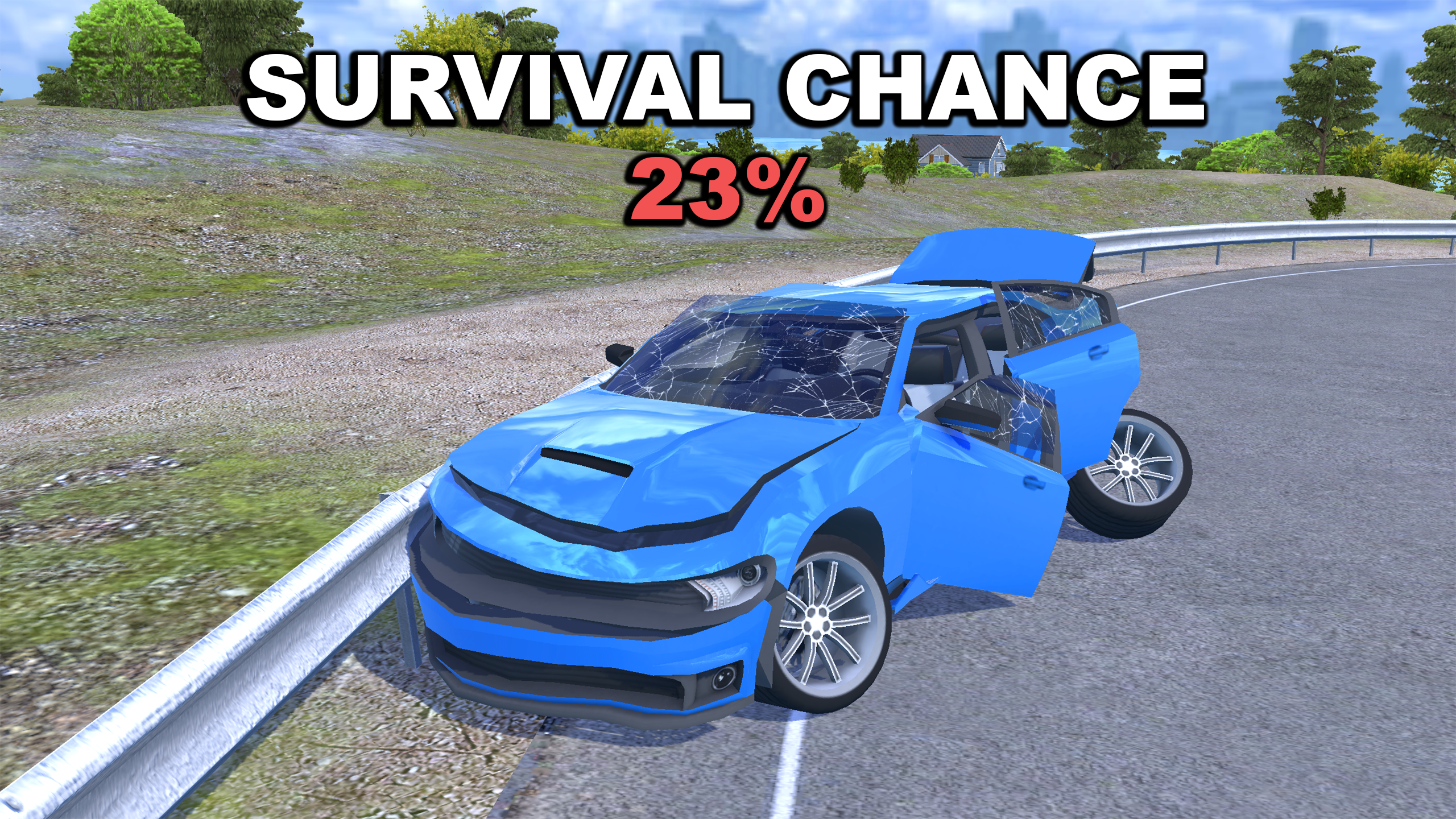 اسکرین شات 2 بازی Car Crash Simulator: Mountain