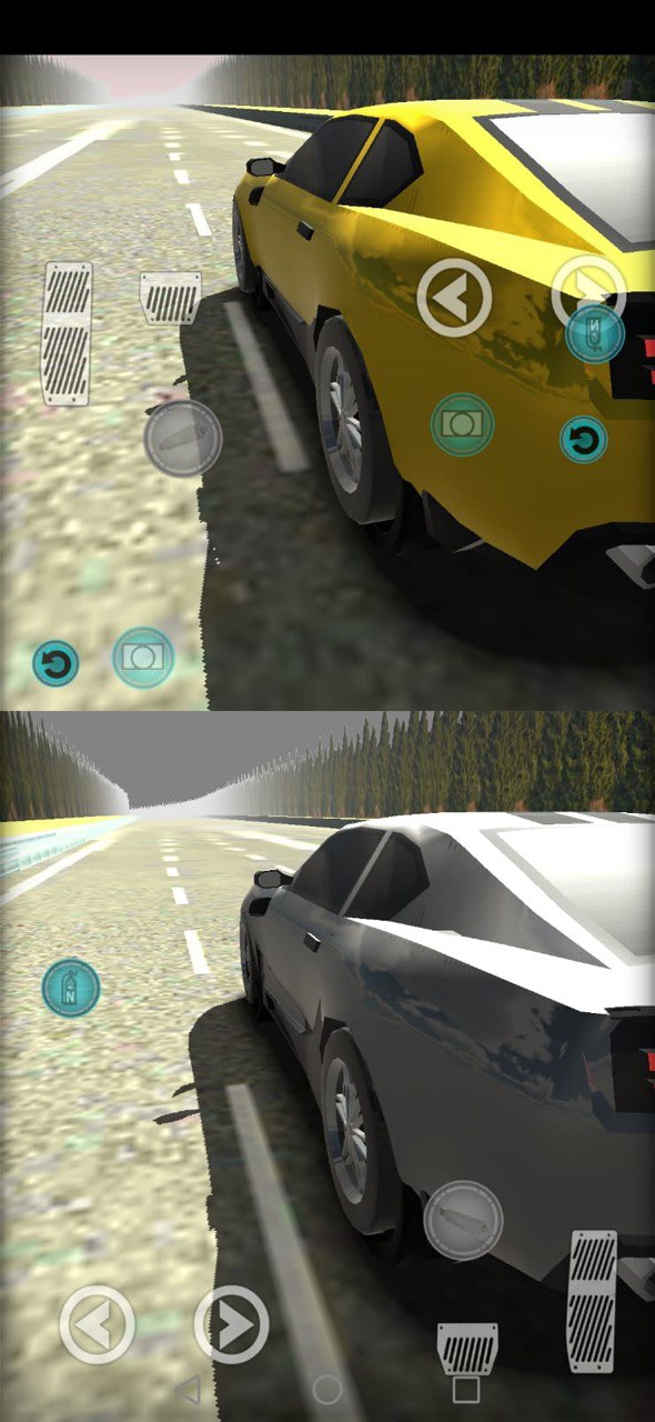 اسکرین شات 6 بازی Two Player Car Racing 3D Speed