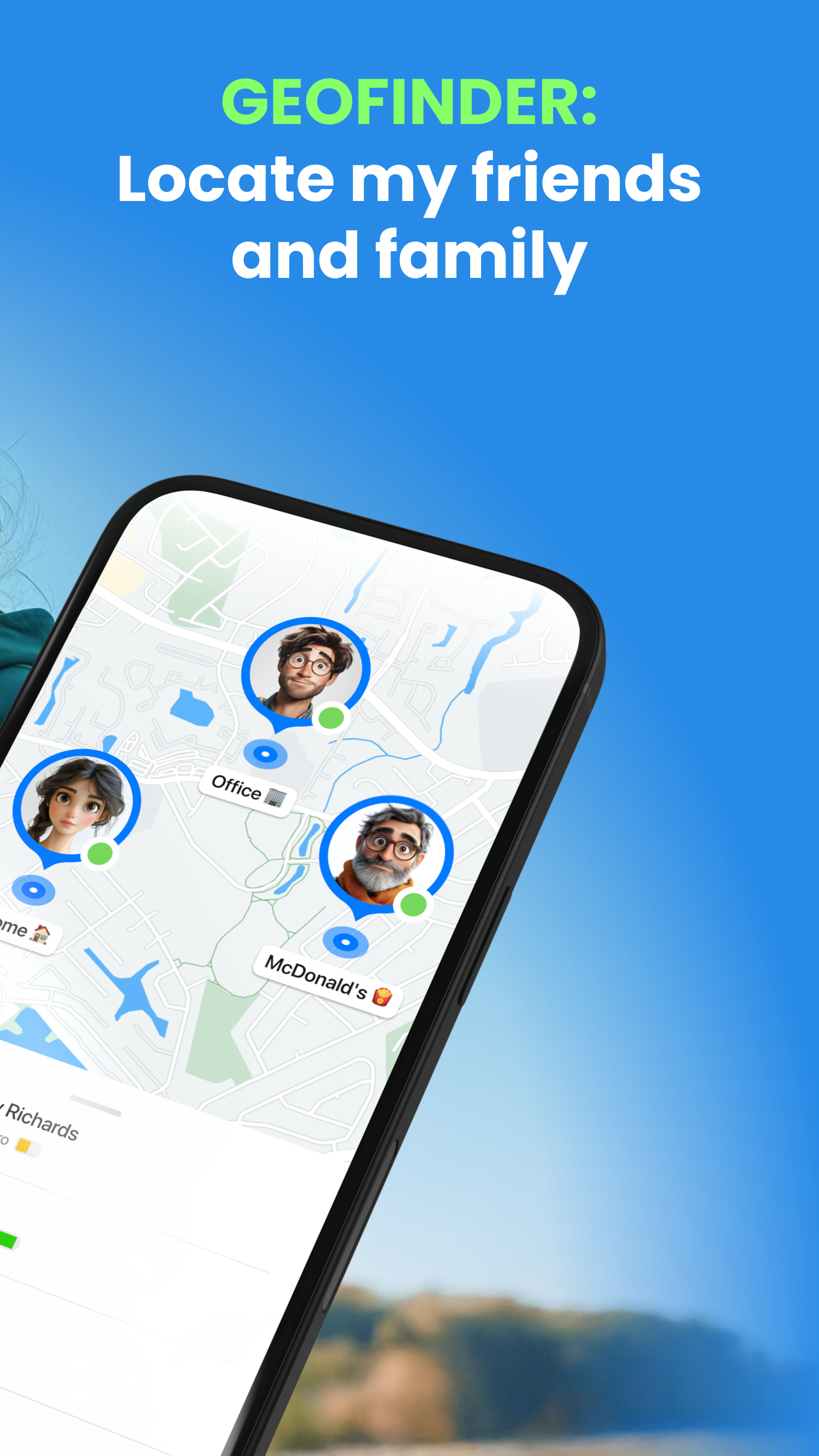 اسکرین شات 2 برنامه mLite - GPS Location Tracker