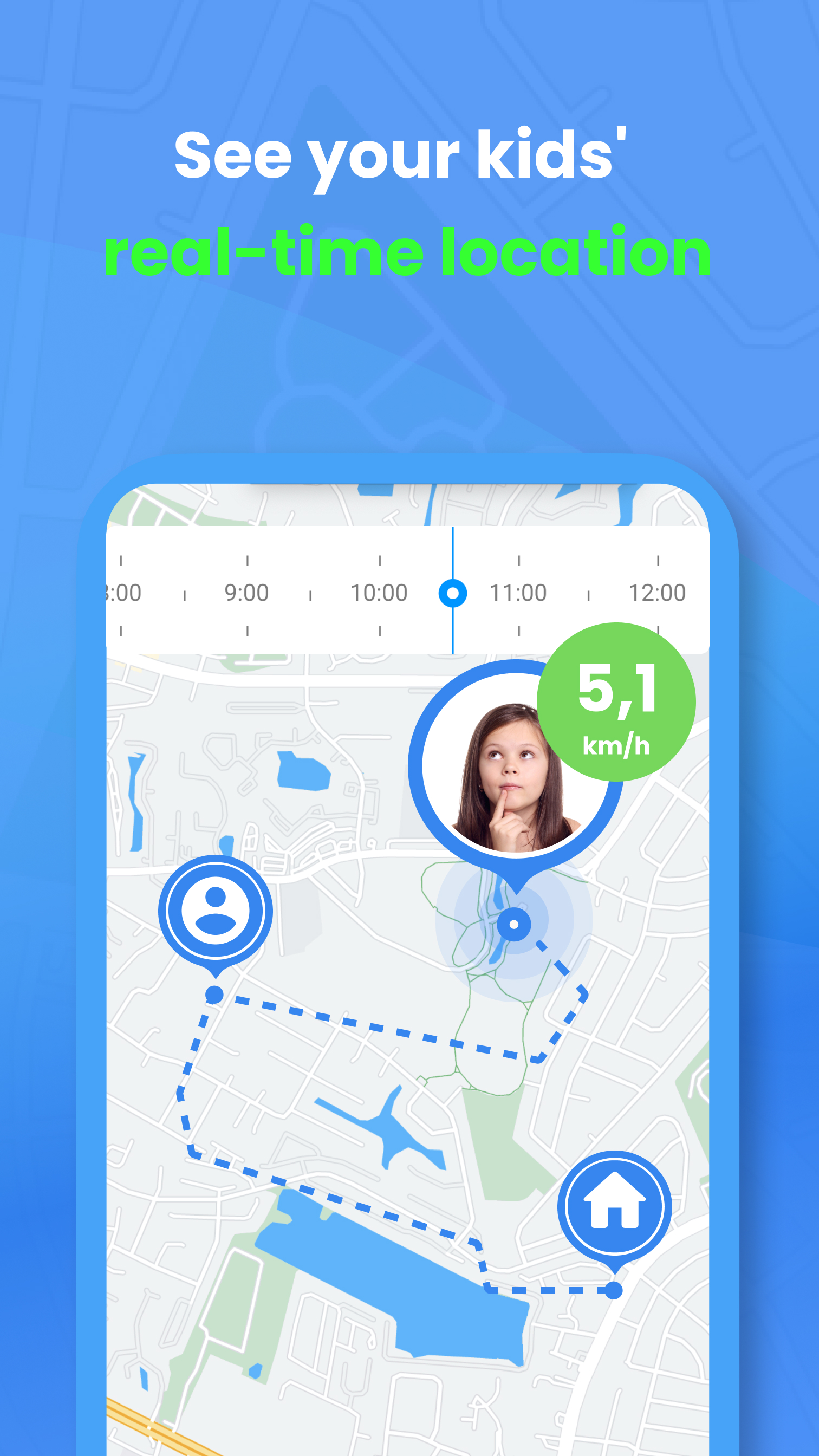 اسکرین شات 3 برنامه mLite - GPS Location Tracker