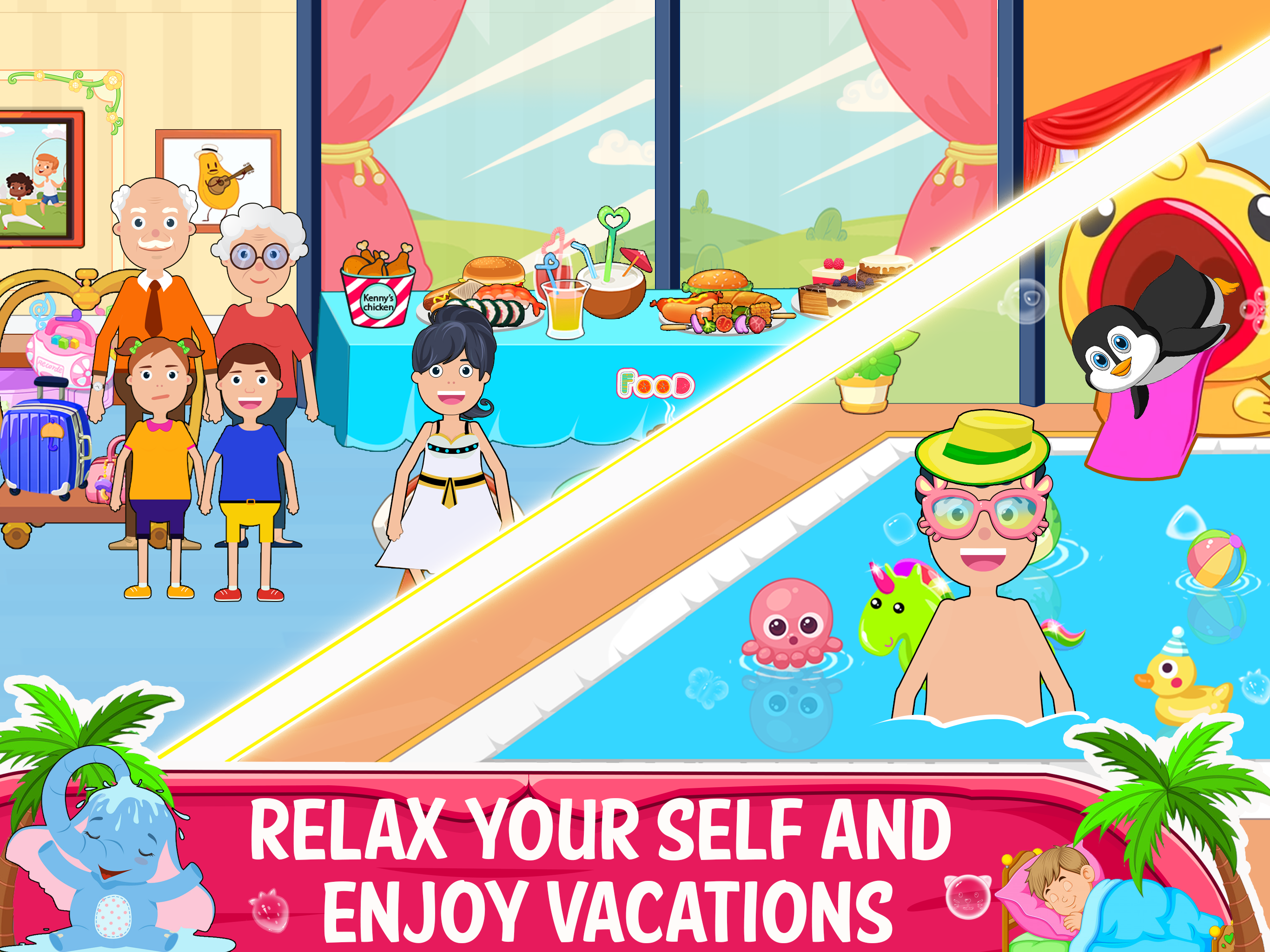 اسکرین شات 3 بازی Mini Town: Vacation