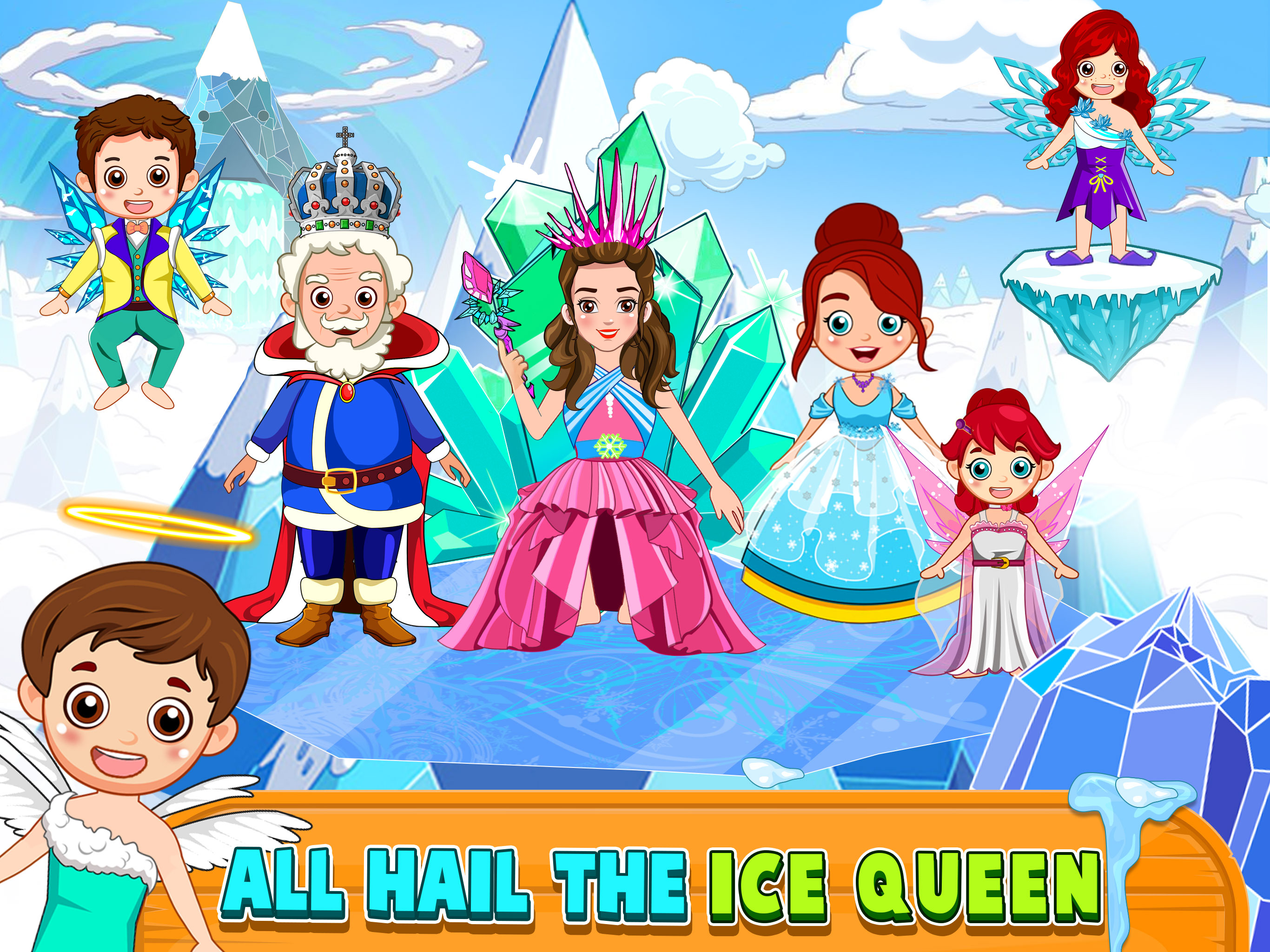 اسکرین شات 4 برنامه Mini Town - Ice Princess Fairy