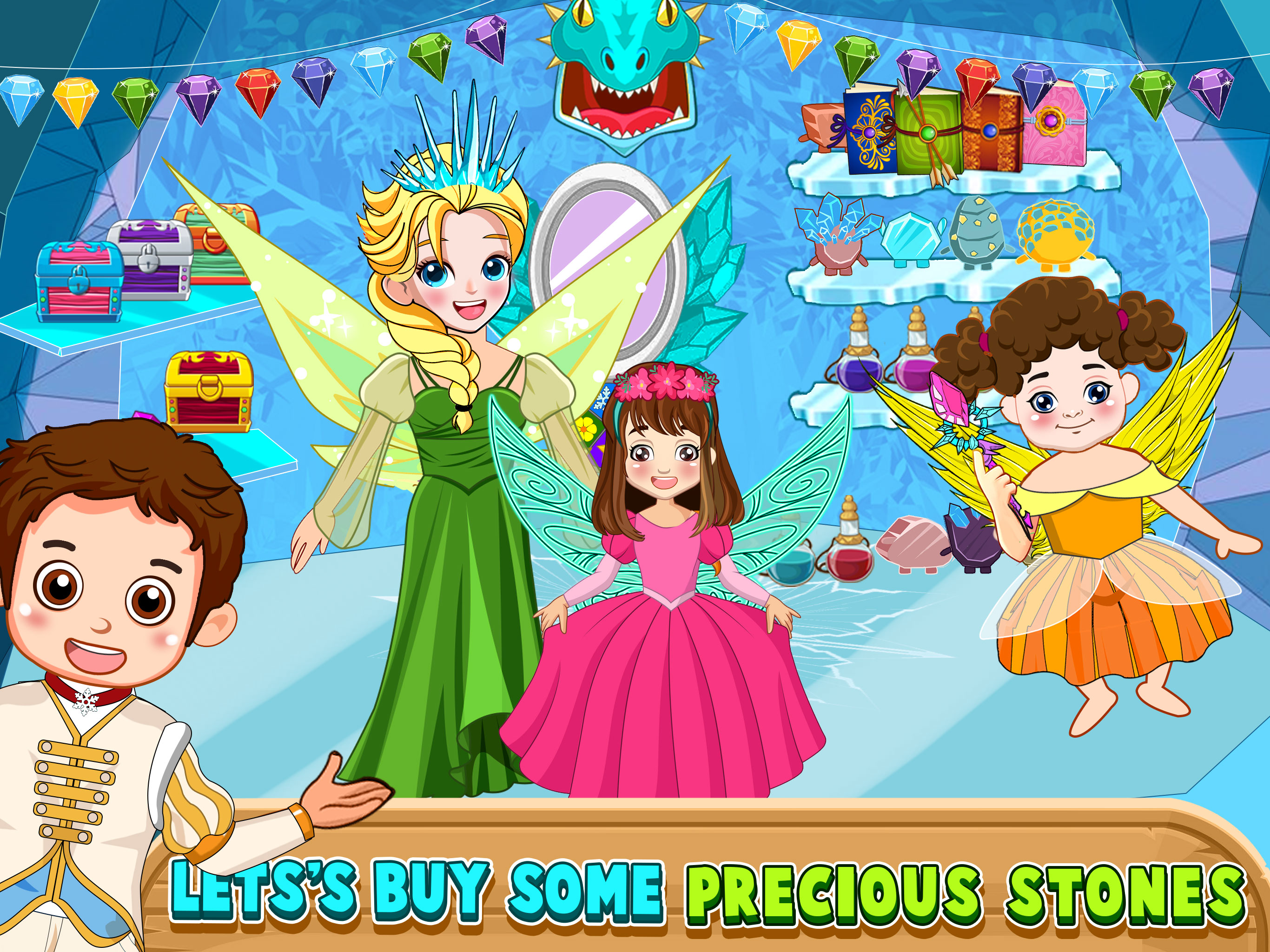 اسکرین شات 1 برنامه Mini Town - Ice Princess Fairy
