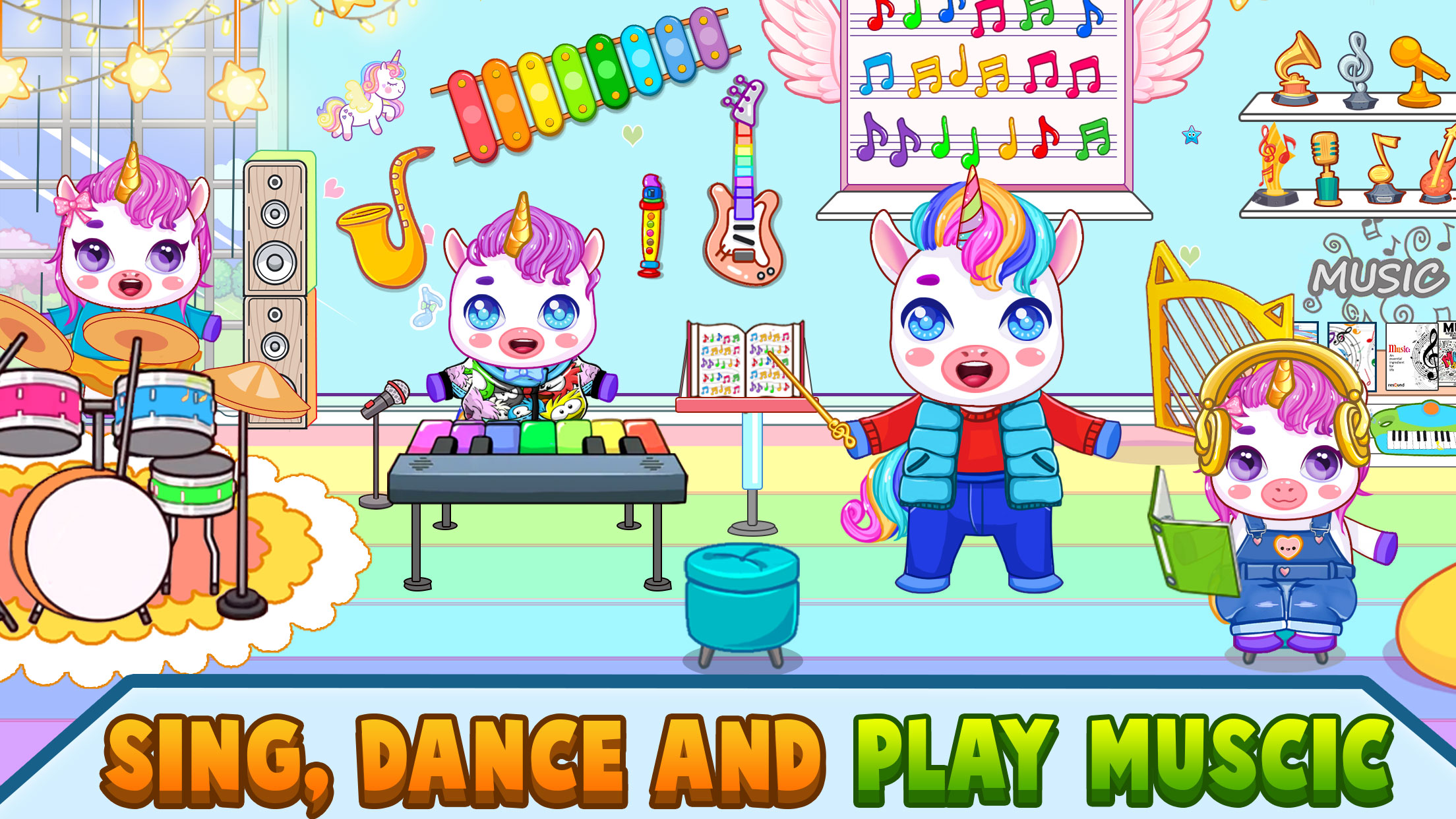 اسکرین شات 4 بازی Mini Town: My Unicorn School