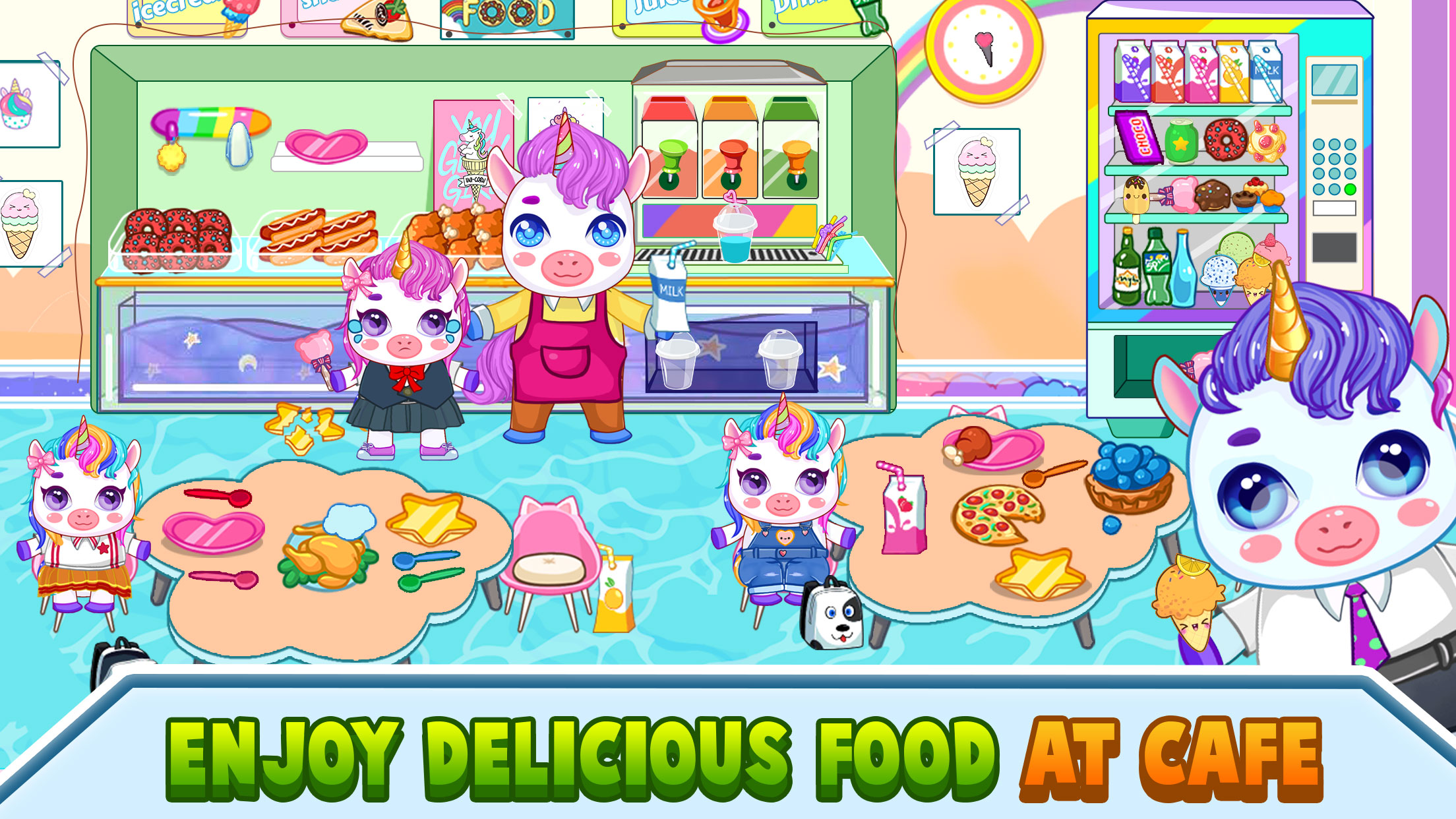 اسکرین شات 3 بازی Mini Town: My Unicorn School