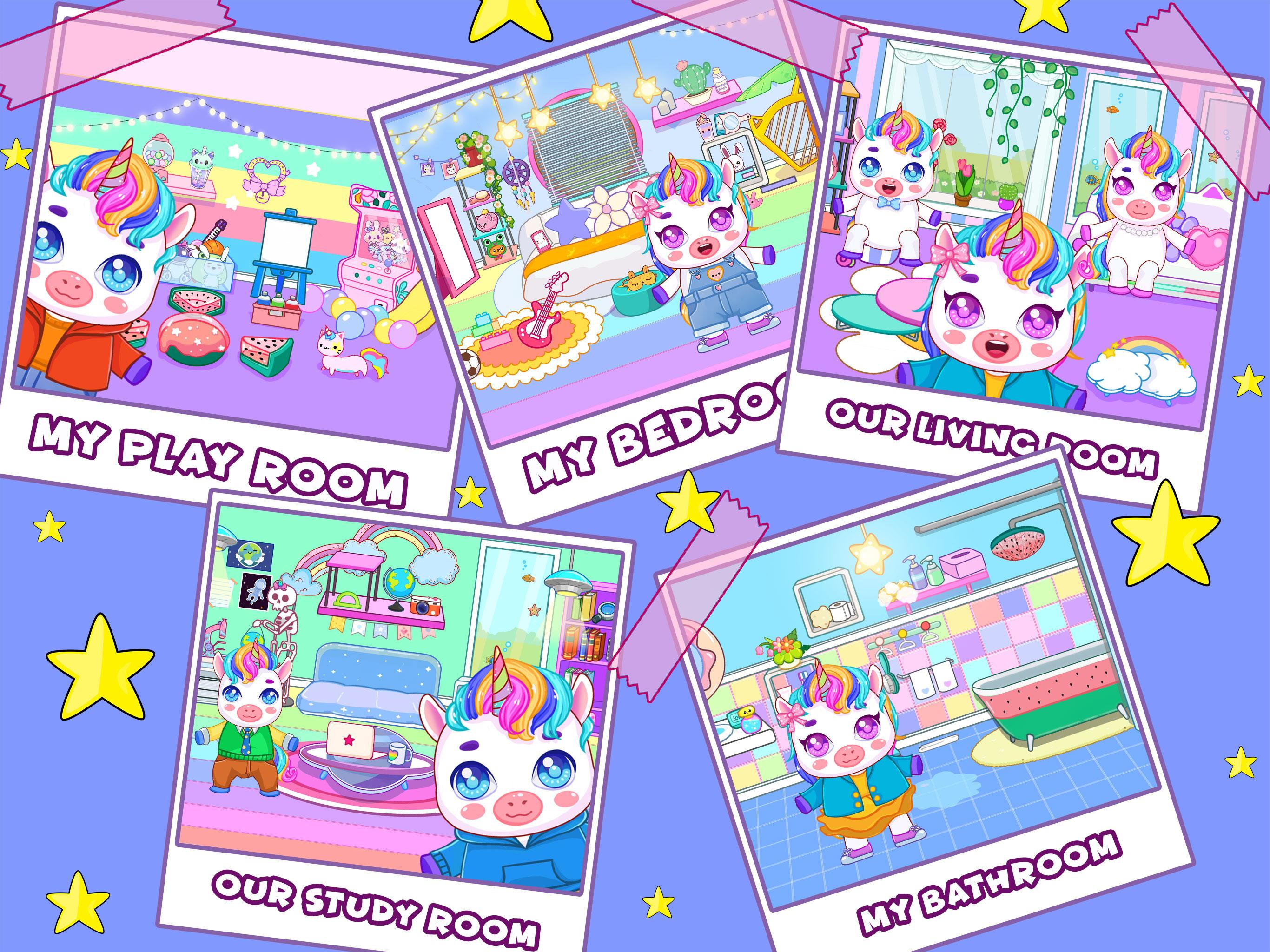 اسکرین شات 3 بازی Mini Town: Unicorn Home